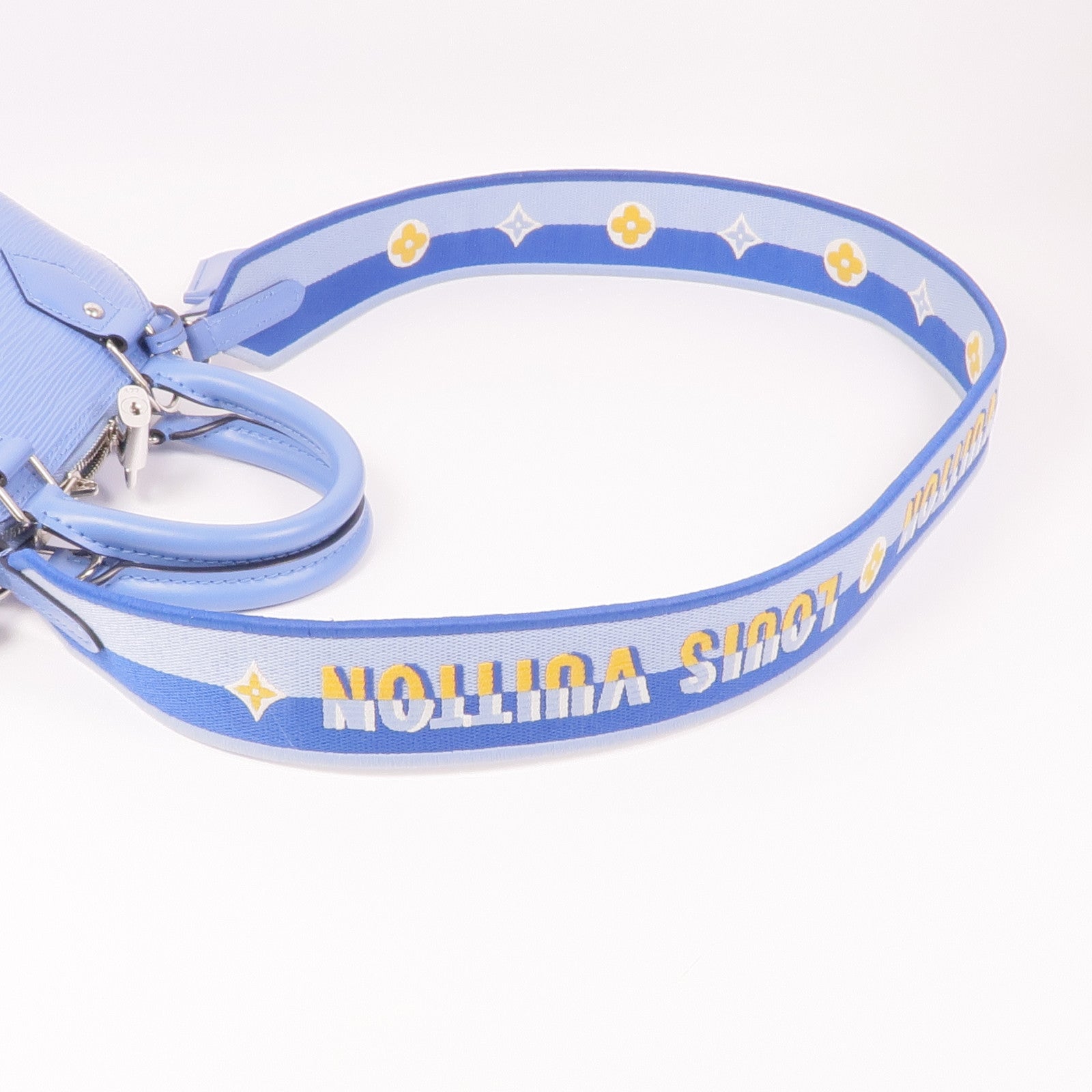 LOUIS VUITTON Epi Alma BB銀扣手挽肩背兩用袋