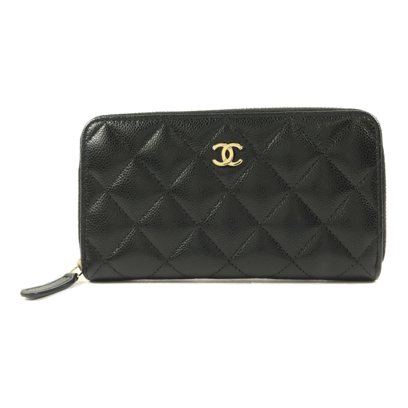 CHANEL 【激減優惠】牛皮皮革Zipper Wallet錢包