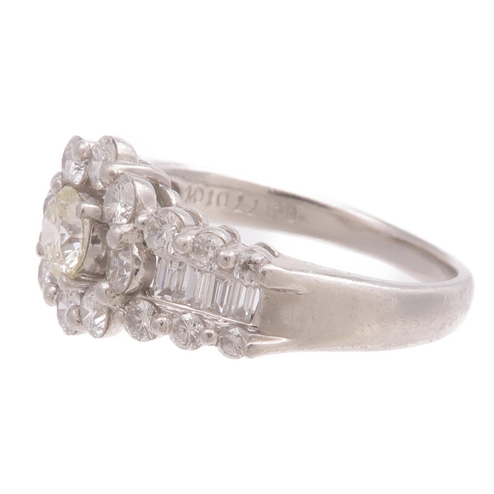 JEWELRY 【激減優惠】PT900鉑金Diamond Ring鑽石戒指US#7