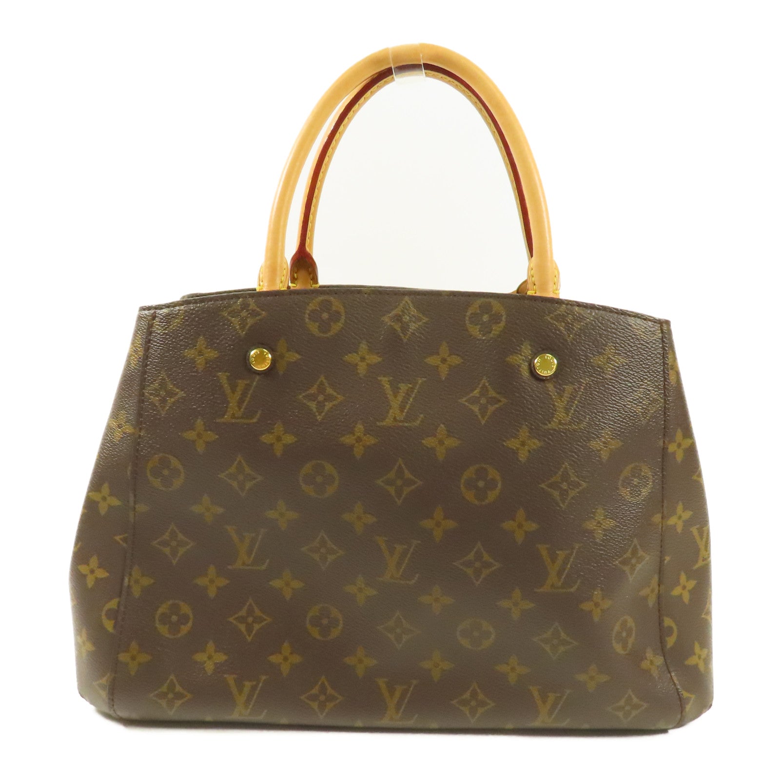 LOUIS VUITTON Monogram Montaigne MM金扣手挽肩背兩用袋