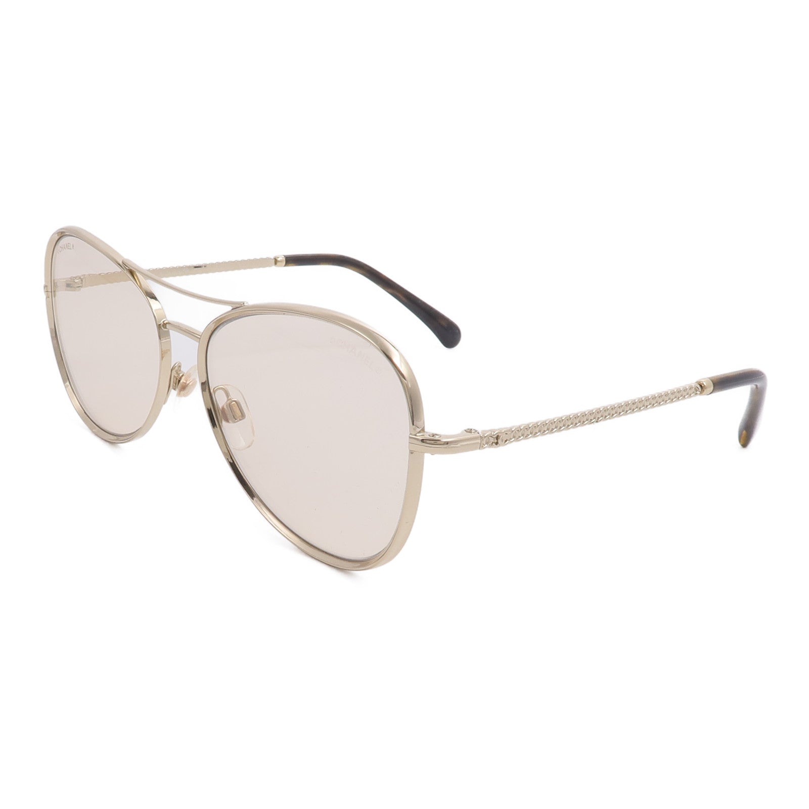 CHANEL PVC/金屬Aviator Sunglasses太陽眼鏡
