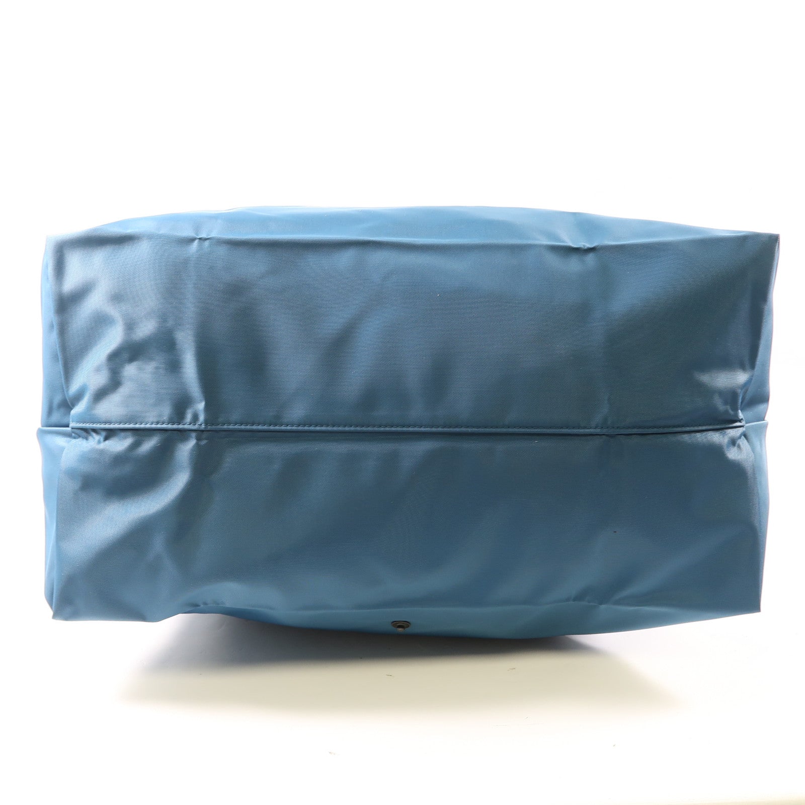 Longchamp 尼龍2 Way Bag銀扣手挽肩背兩用袋藍色