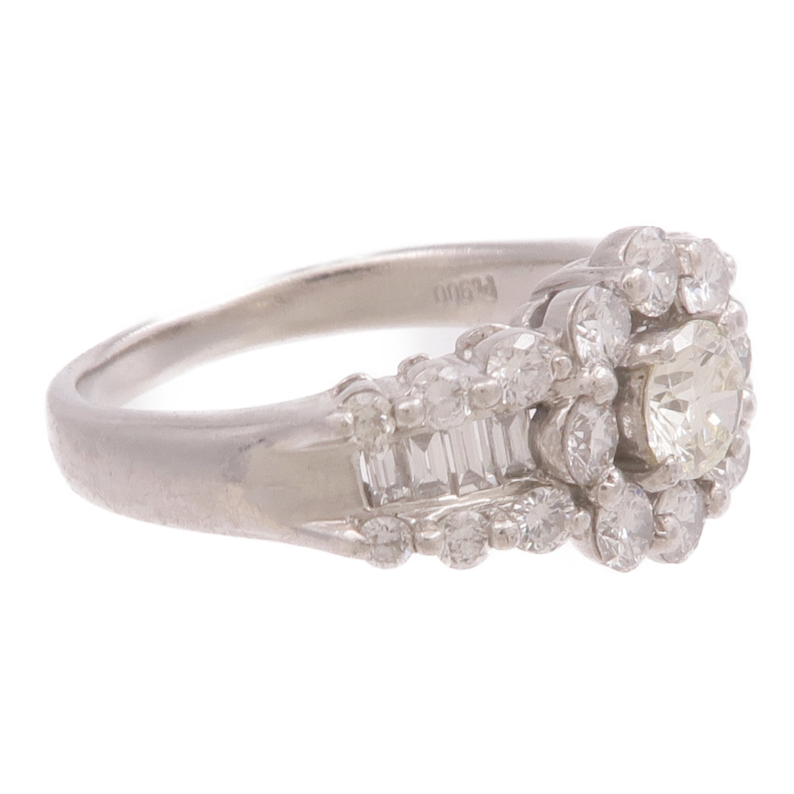 JEWELRY 【激減優惠】PT900鉑金Diamond Ring鑽石戒指US#7