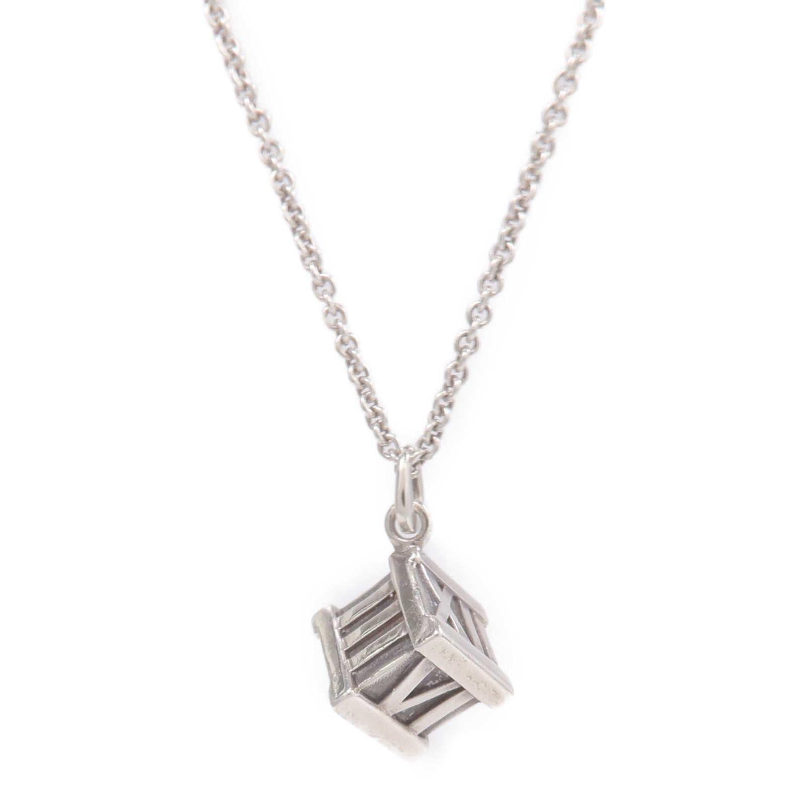 TIFFANY＆CO 925純銀Atlas Cube項鍊