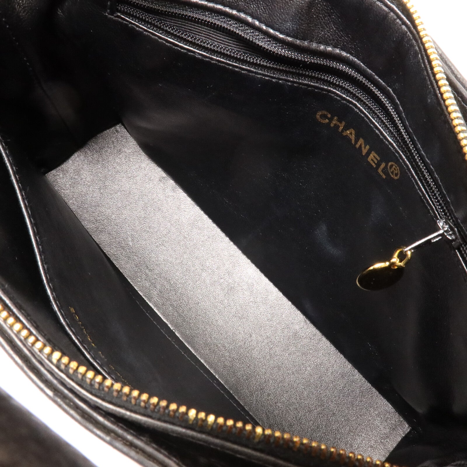 CHANEL 羊皮皮革Vintage手挽肩背兩用袋
