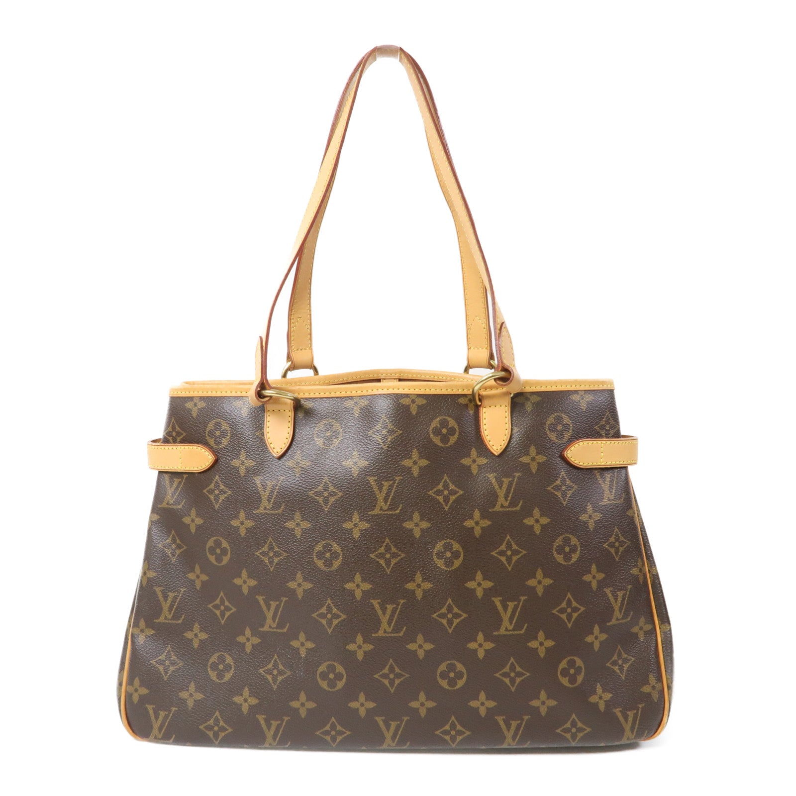 LOUIS VUITTON Monogram Batignolles Horizontal金扣肩背袋啡色