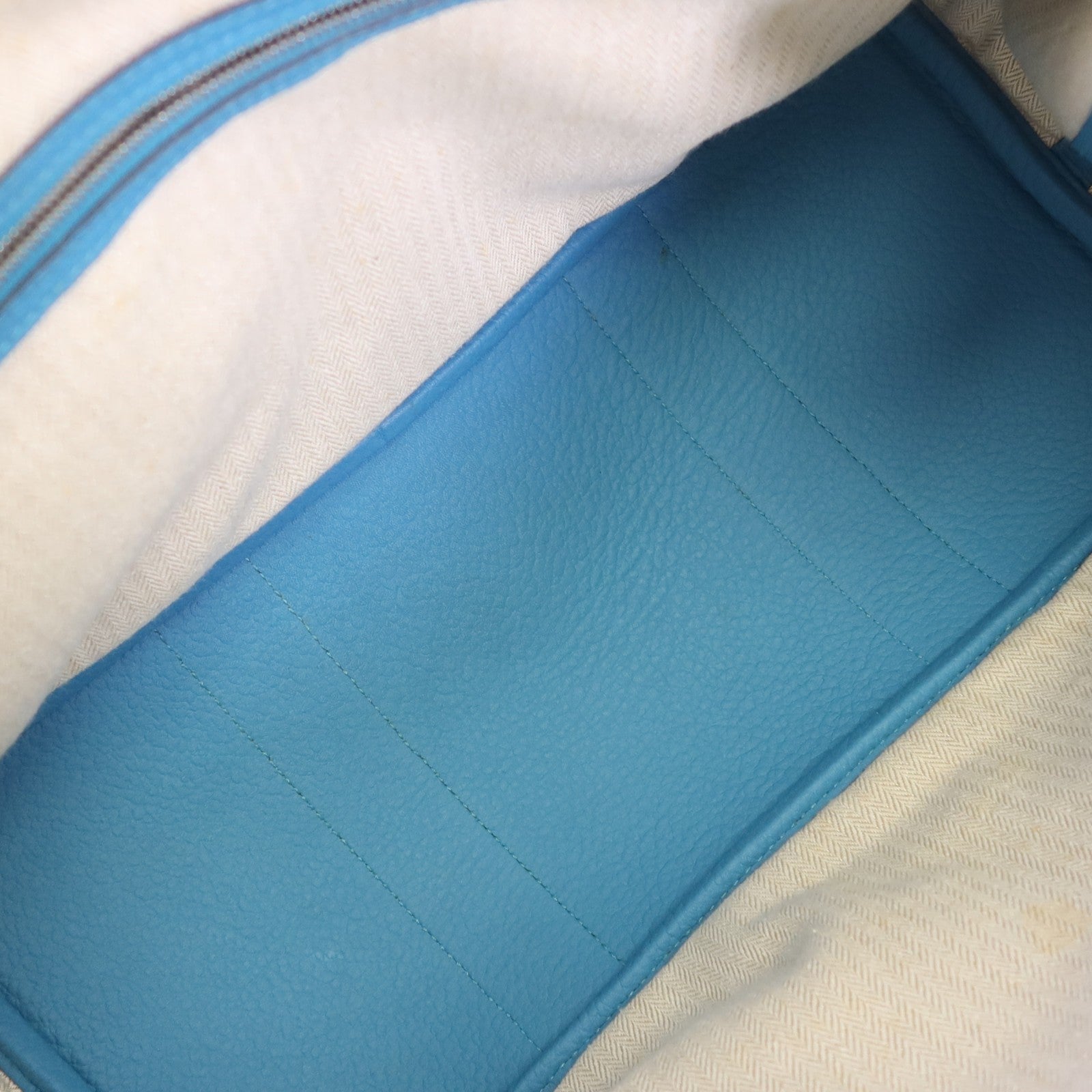 HERMES Negonda皮革GardenParty PM銀扣手挽袋