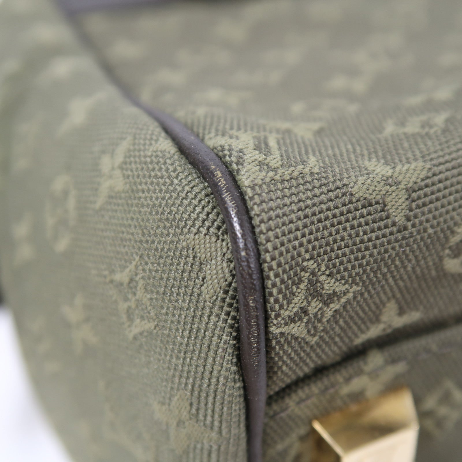 LOUIS VUITTON Monogram Mini Josephine PM金扣手挽袋綠色