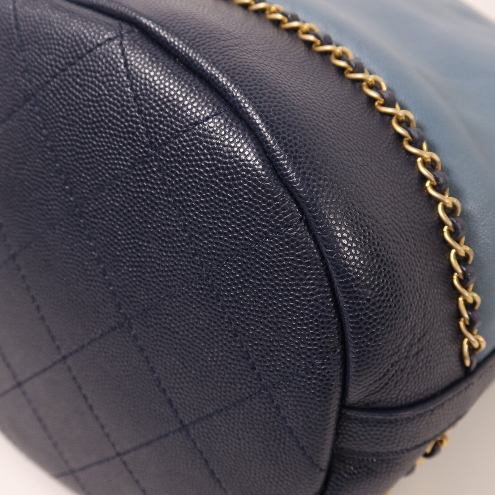CHANEL 【激減優惠】羊皮皮革Chain Shoulder金扣鏈帶肩背袋