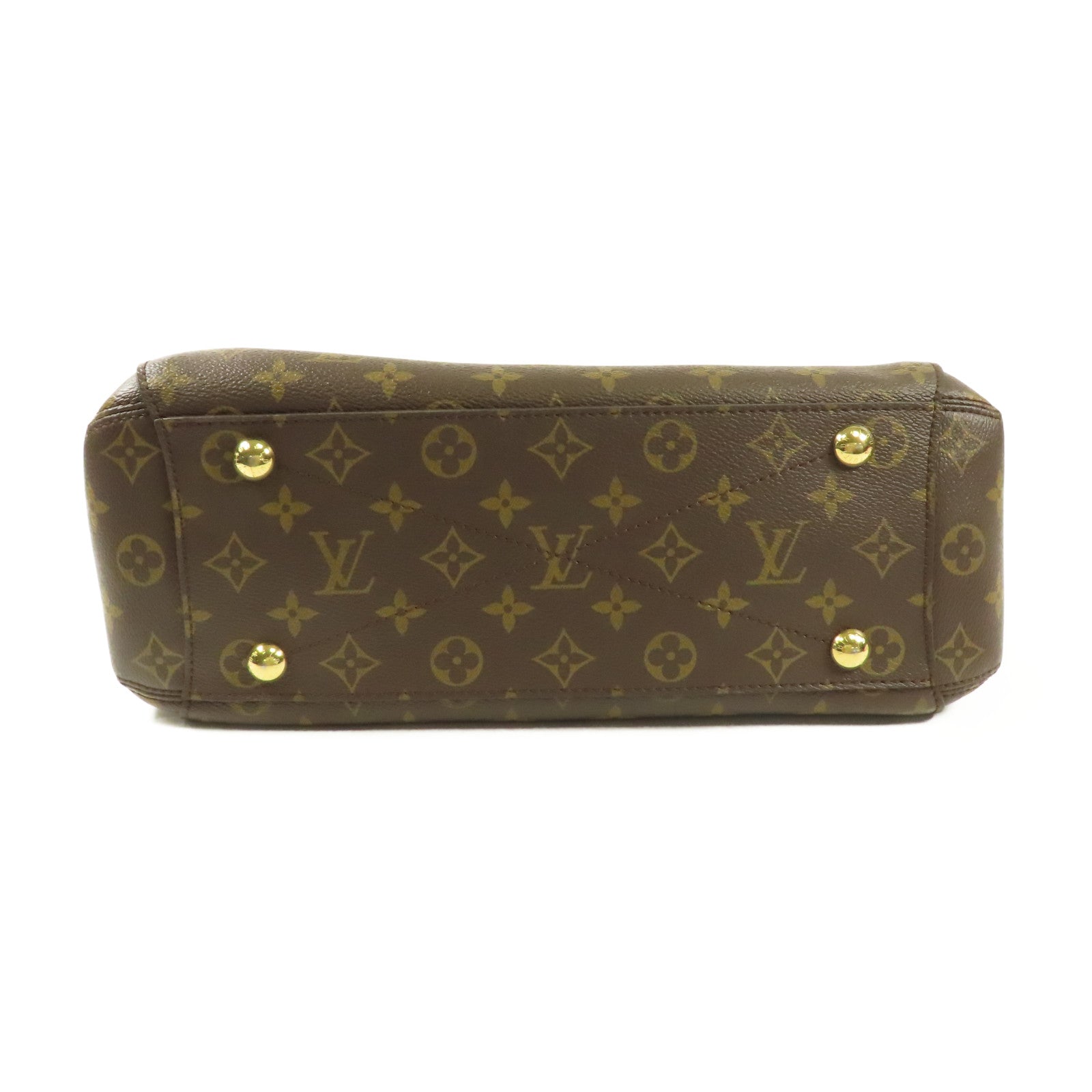LOUIS VUITTON Monogram Montaigne MM金扣手挽肩背兩用袋