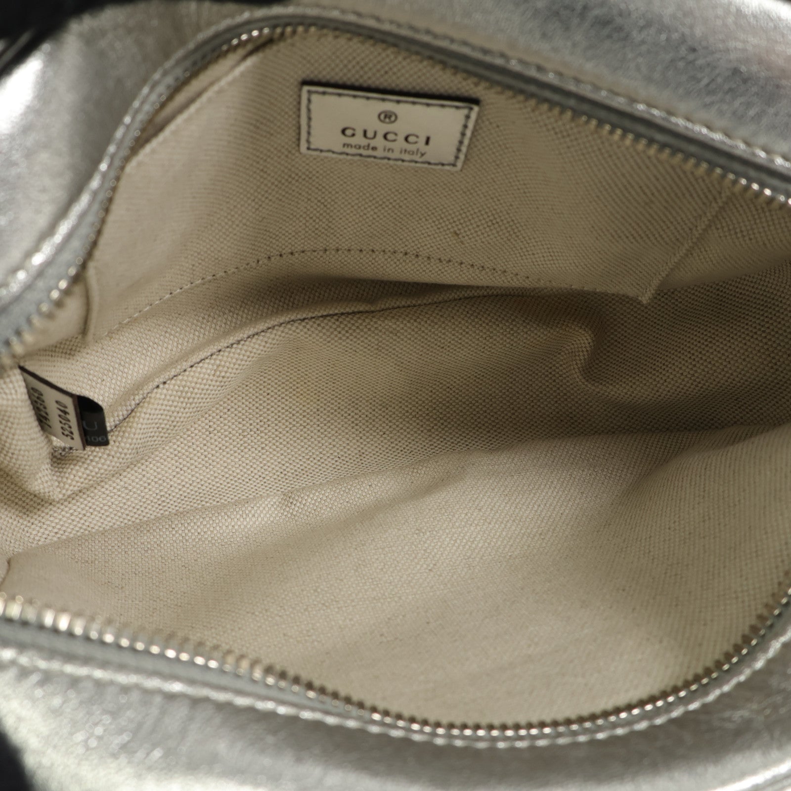 GUCCI 牛皮皮革Shoulder Bag銀扣肩背袋