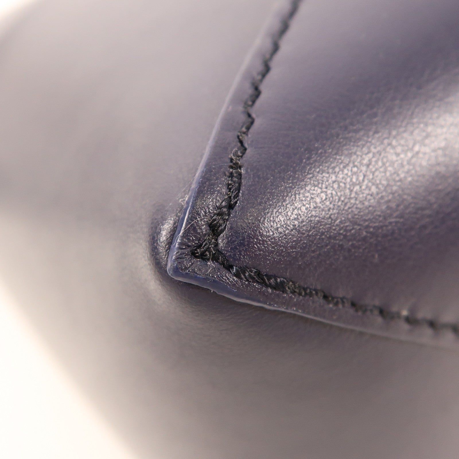 LOEWE SHW Puzzle Fold Pouch C510WBPX014467 Calfskin Leather Navy