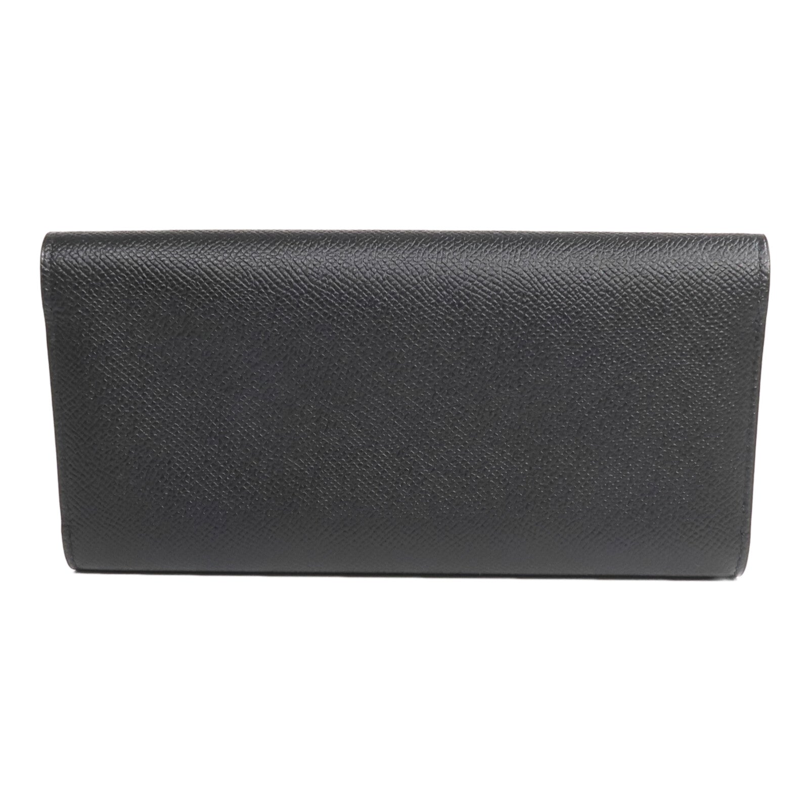 HERMES Epsom皮革Passant Long Wallet長錢包Noir