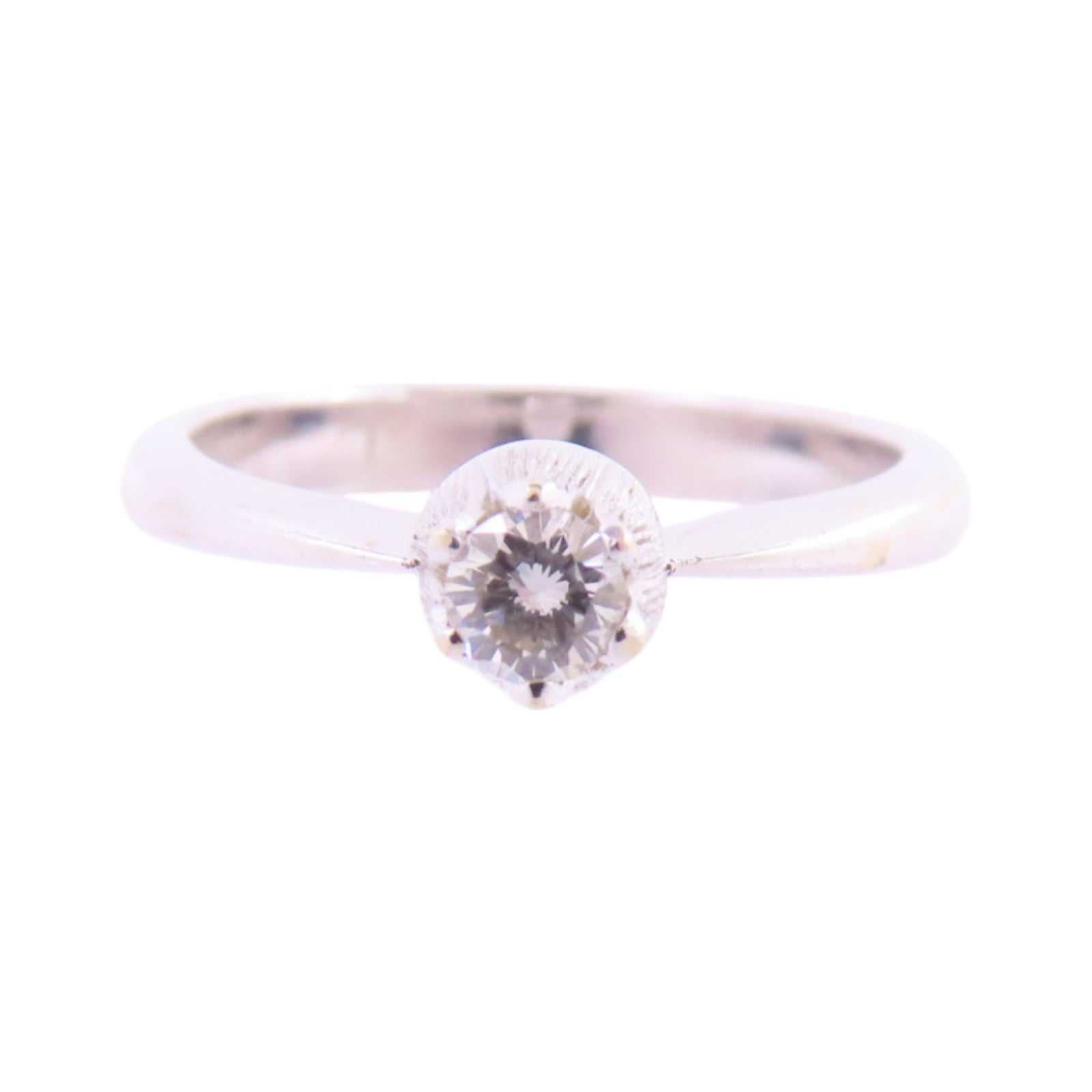 JEWELRY 18K白金/鑽石Diamond Ring戒指US#5.75