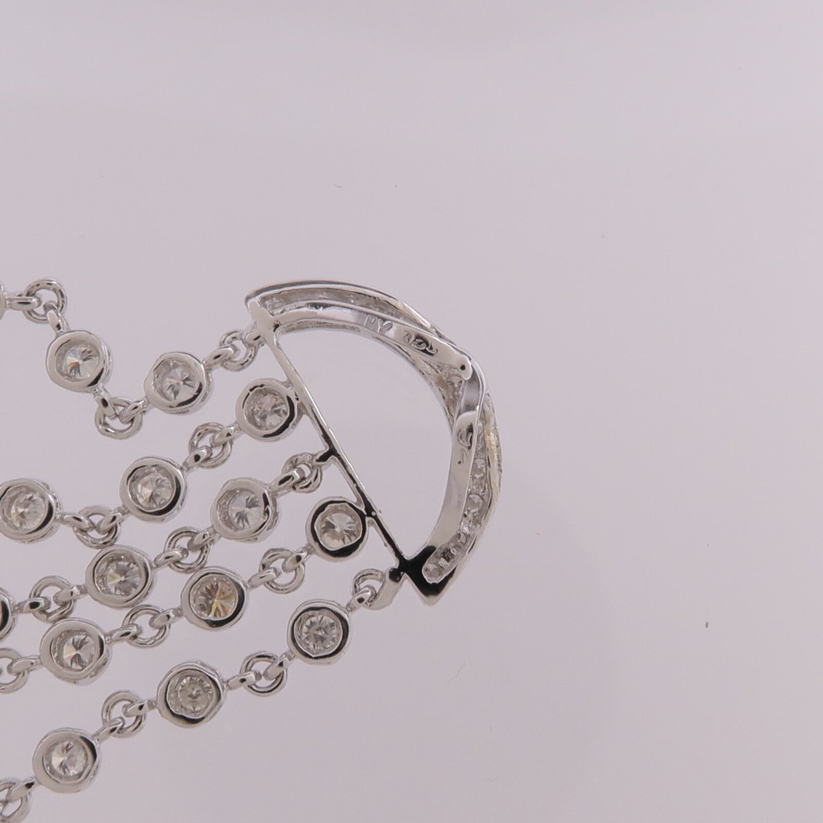 JEWELRY 【激減優惠】18K白金Diamond Pendant Top鑽石吊墜
