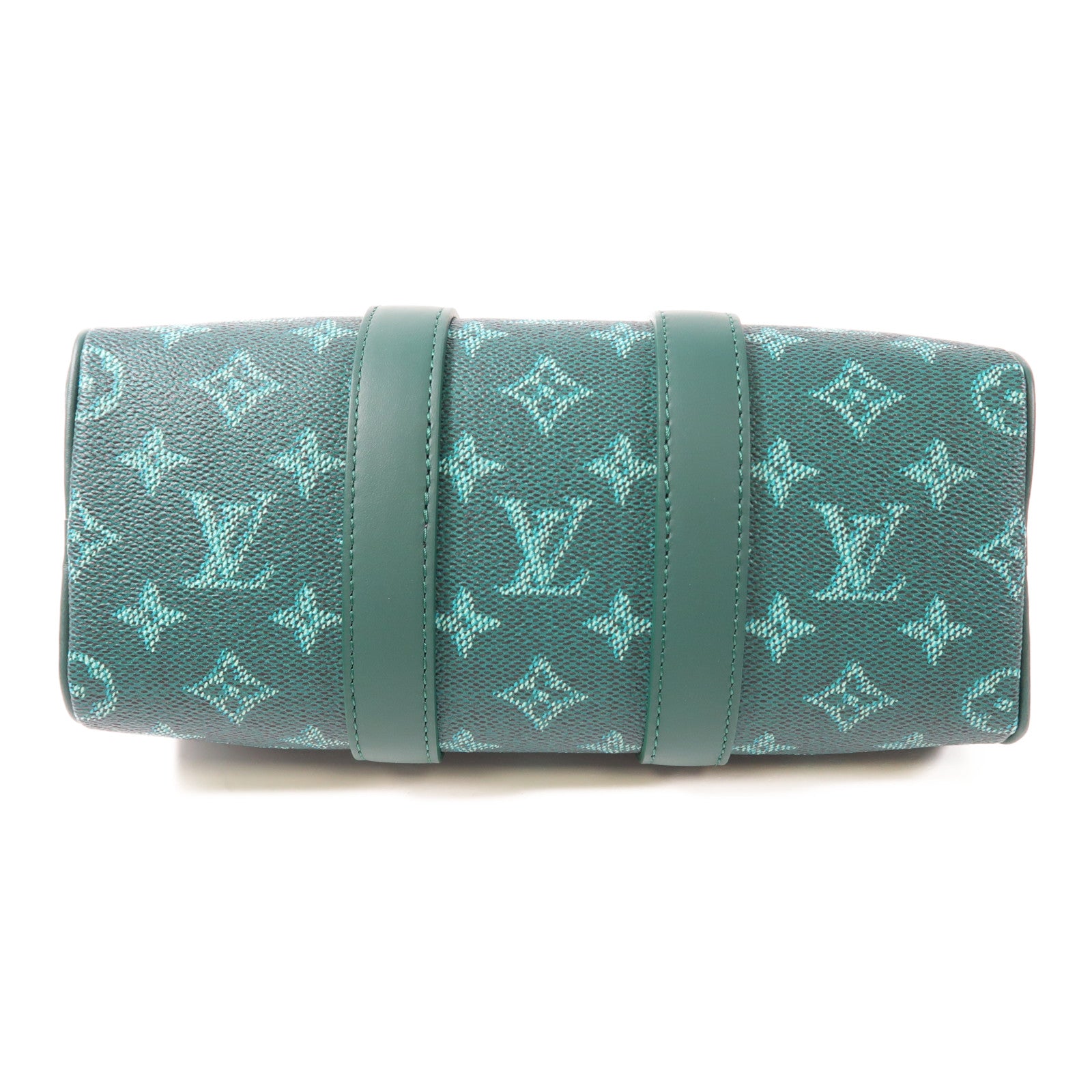 LOUIS VUITTON Monogram Heritage Keepall Bandouliere 25銀扣手挽肩背兩用袋