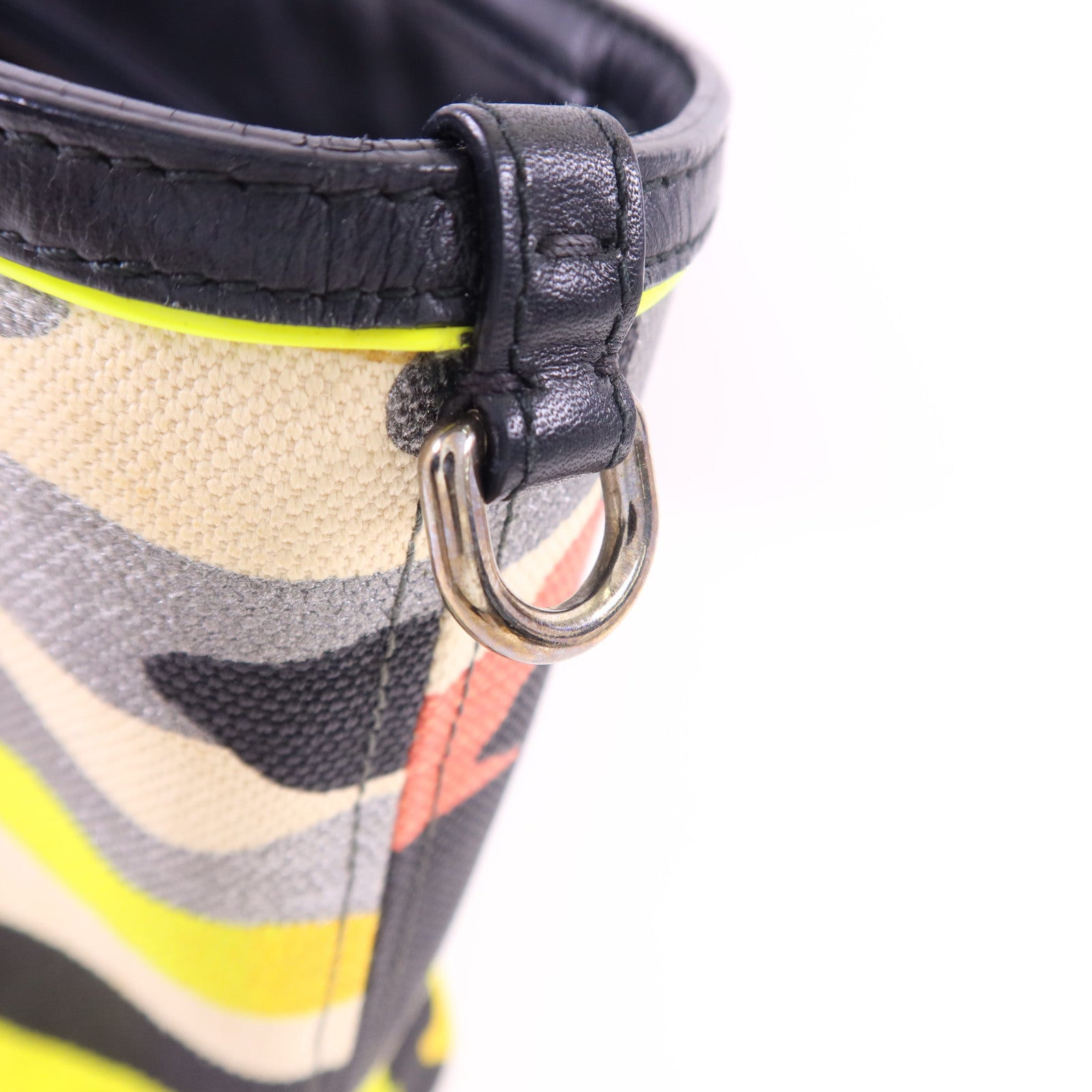 Dior 帆布Dior X Anselm Reyle銀扣肩背袋