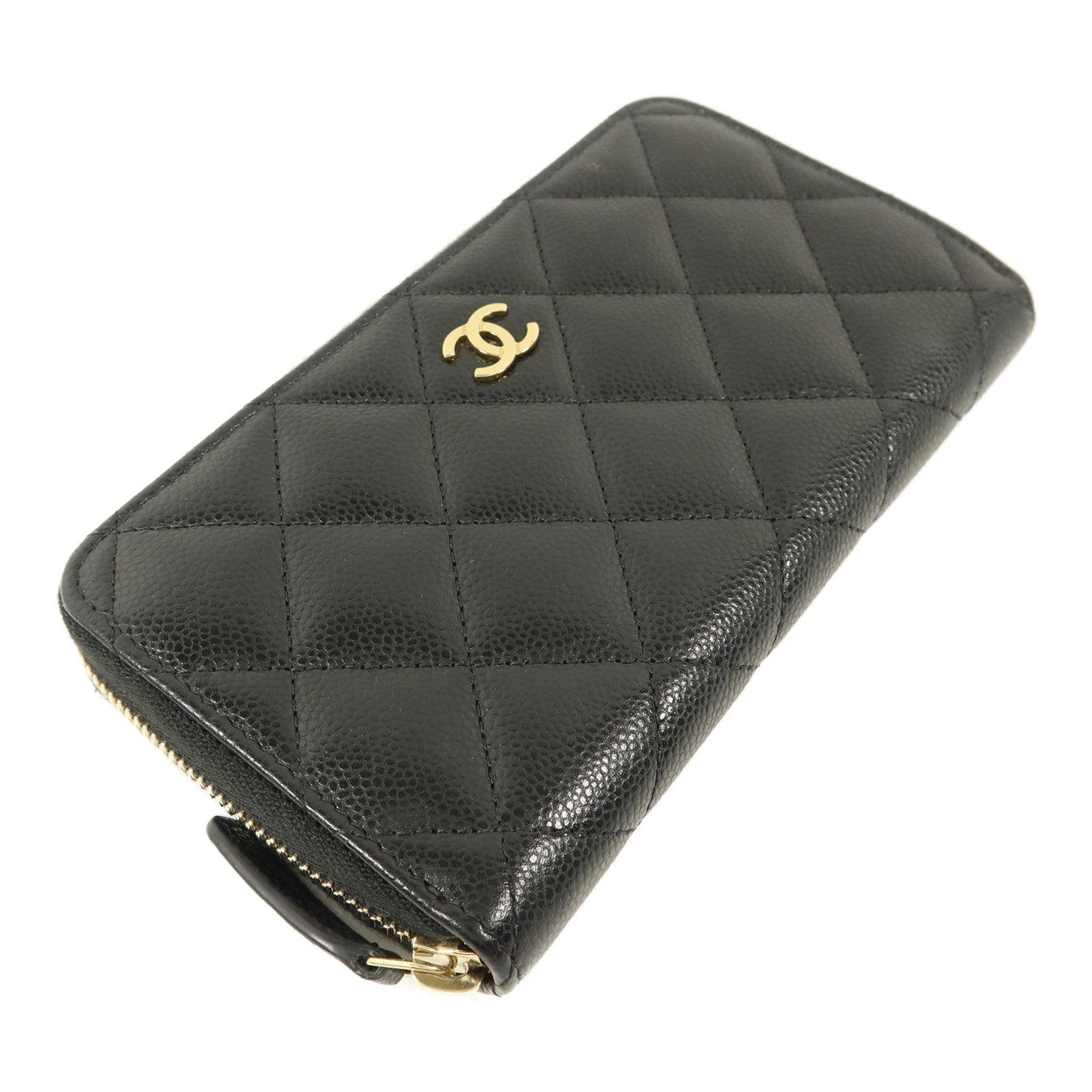 CHANEL 【激減優惠】牛皮皮革Zipper Wallet錢包