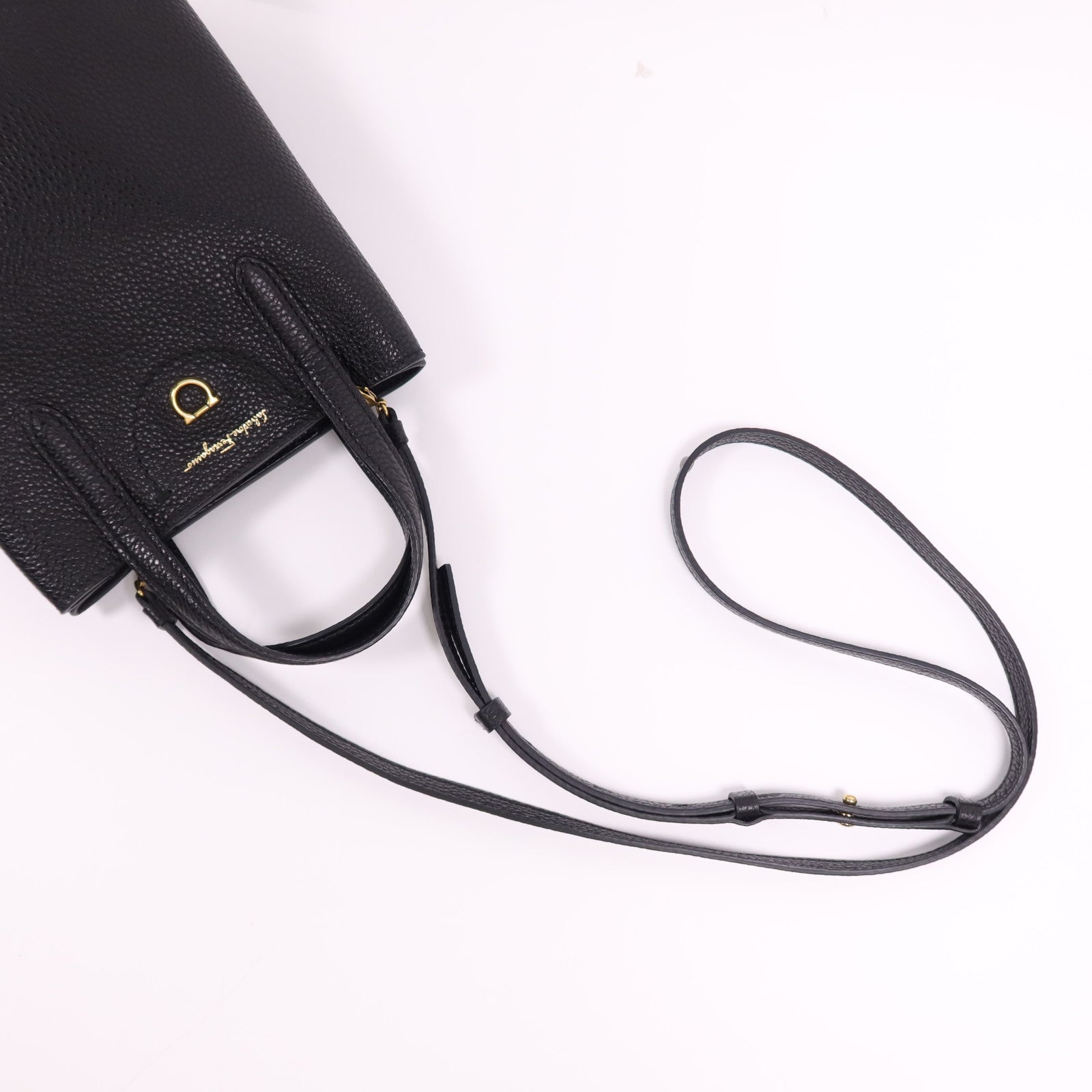 Salvatore Ferragamo 牛皮皮革2 Way Shoulder Bag金扣肩背袋