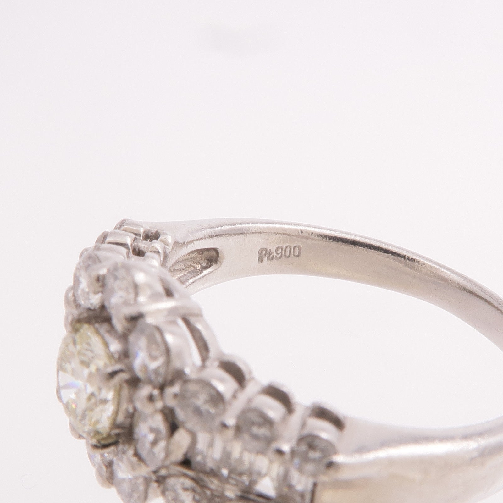 JEWELRY 【激減優惠】PT900鉑金Diamond Ring鑽石戒指US#7