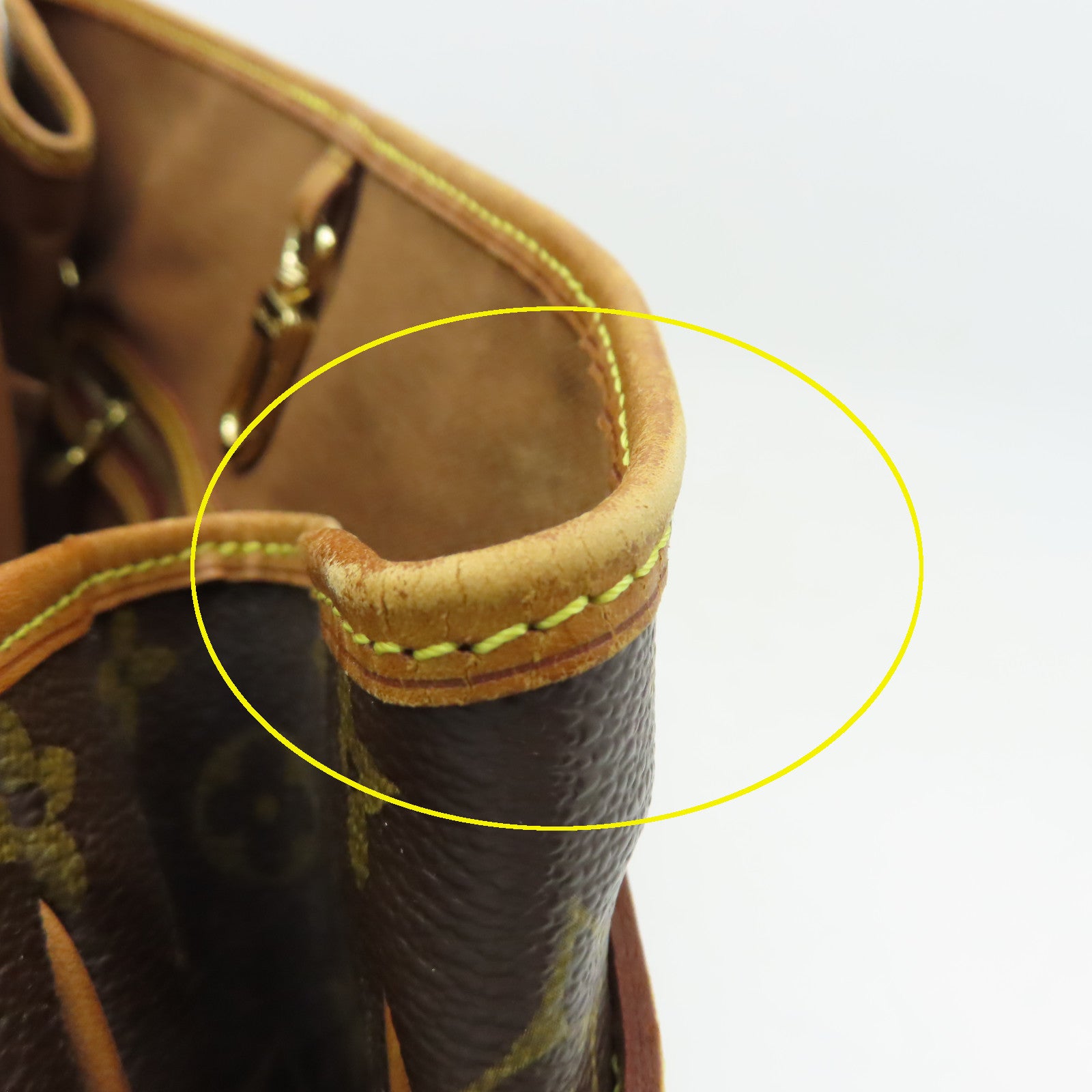 LOUIS VUITTON Monogram Batignolles Horizontal金扣肩背袋啡色