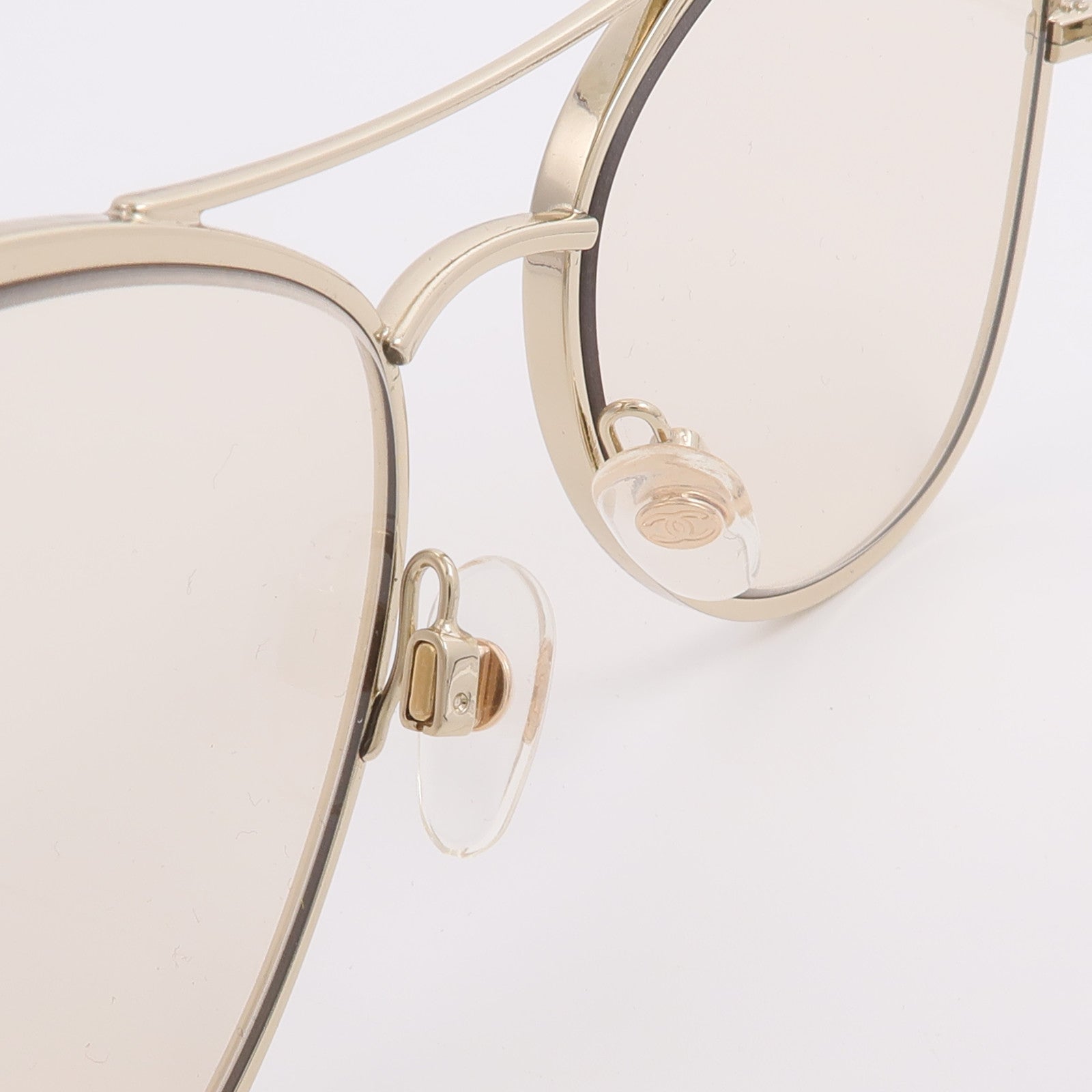 CHANEL PVC/金屬Aviator Sunglasses太陽眼鏡
