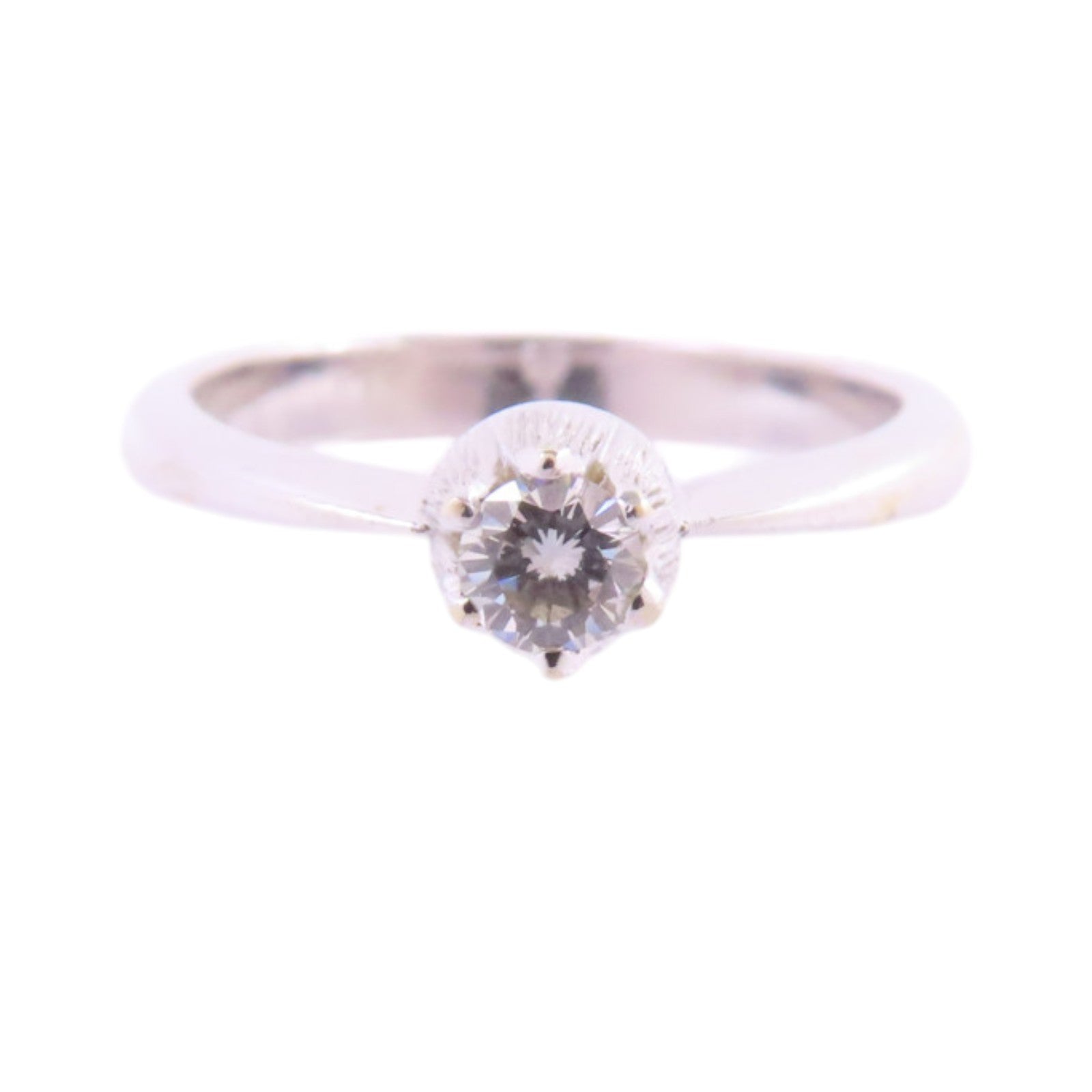 JEWELRY 【激減優惠】18K白金/鑽石Diamond Ring戒指US#5.75