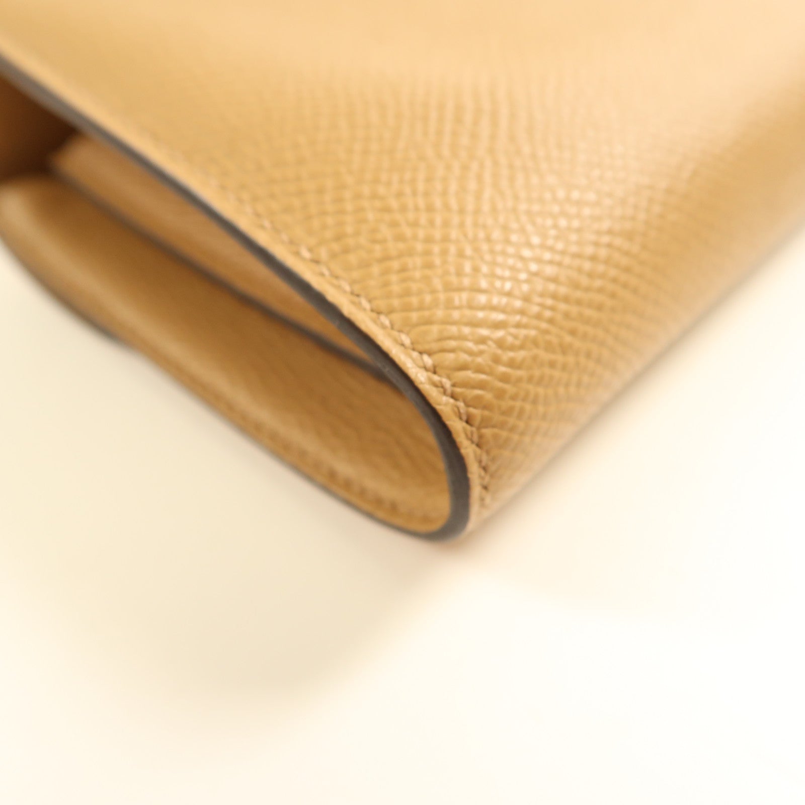 HERMES Epsom皮革Constance To Go銀扣肩背袋Chai