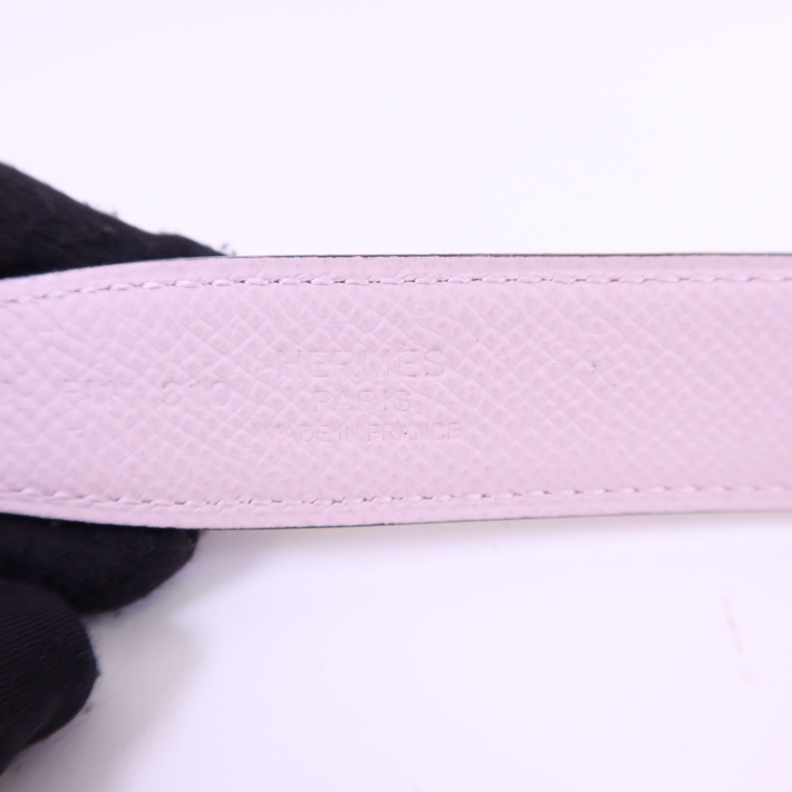 HERMES Swift/Epsom皮革H Belt 75cm皮帶Gold/Mauve Sylvestre