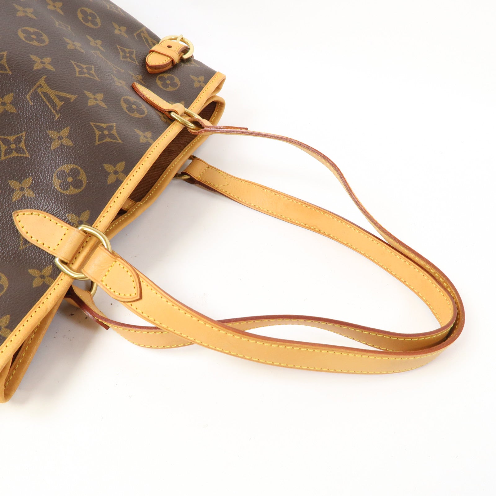 LOUIS VUITTON Monogram Batignolles Horizontal金扣肩背袋啡色