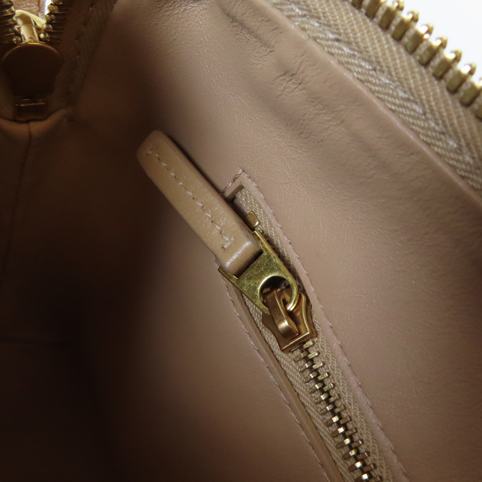 BOTTEGA VENETA 織紋皮革Shoulder Bag金扣肩背袋米色