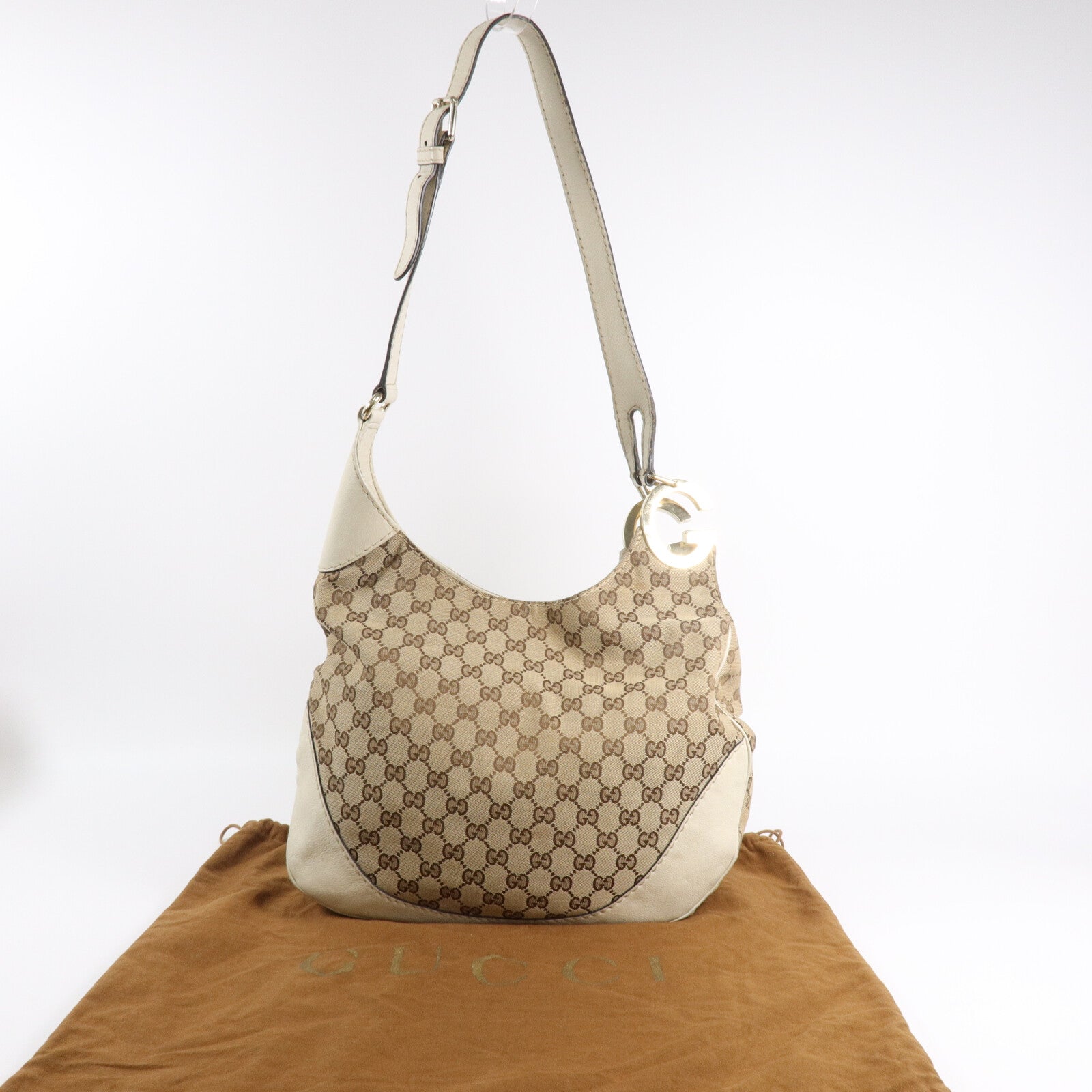 GUCCI 帆布Charlotte GG肩背袋