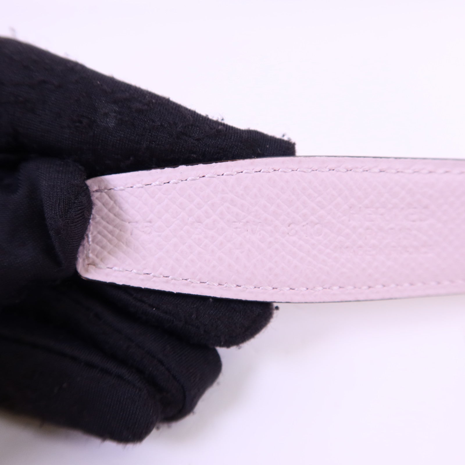 HERMES Swift/Epsom皮革H Belt 75cm皮帶Gold/Mauve Sylvestre