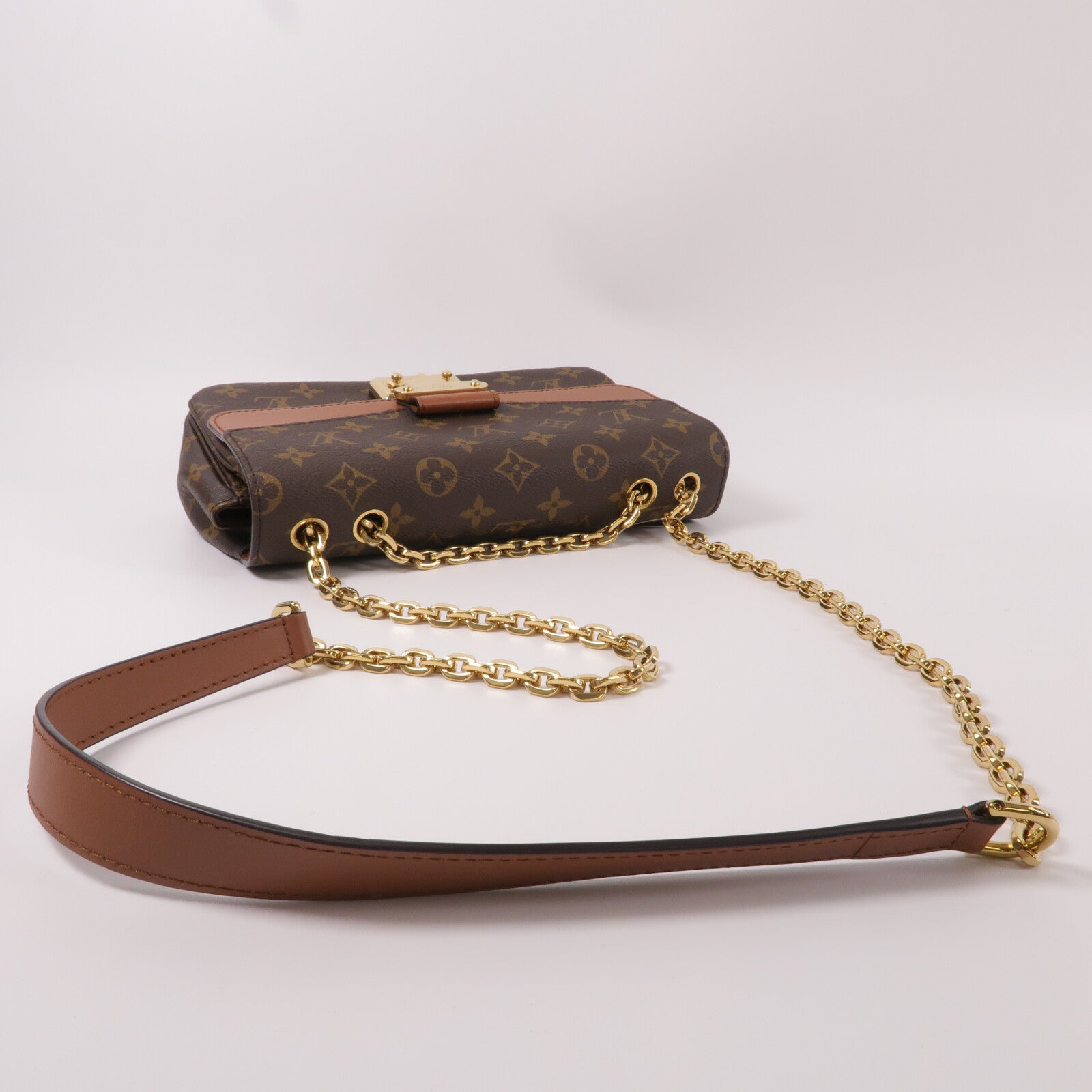 LOUIS VUITTON Monogram Marceau鏈帶肩背袋