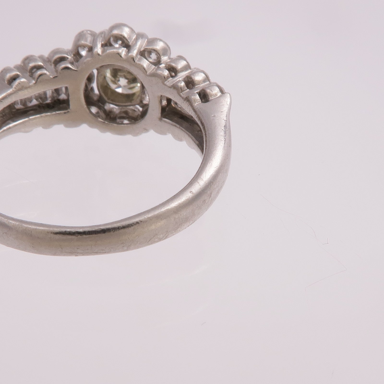 JEWELRY 【激減優惠】PT900鉑金Diamond Ring鑽石戒指US#7