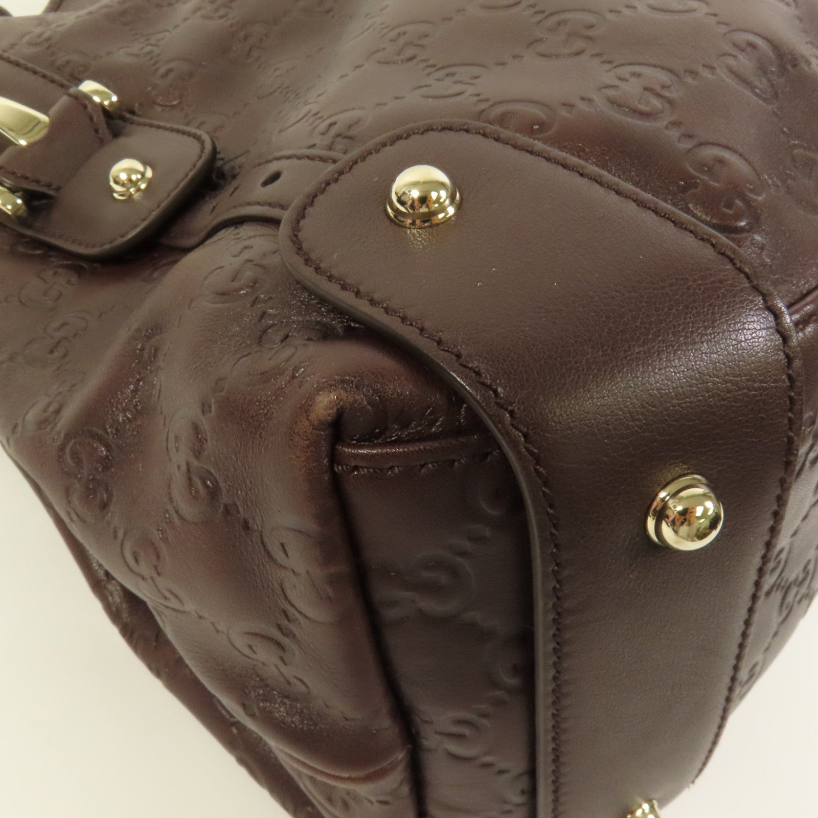 GUCCI 牛皮皮革Pelham金扣肩背袋