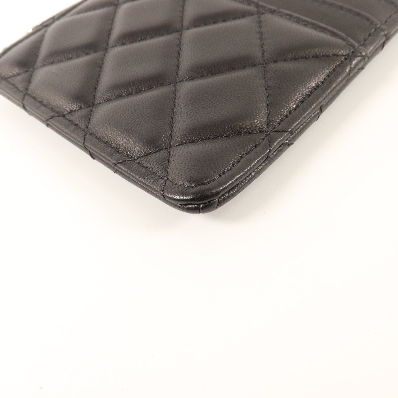 CHANEL 羊皮皮革Classic Long Zipped Wallet銀扣長錢包