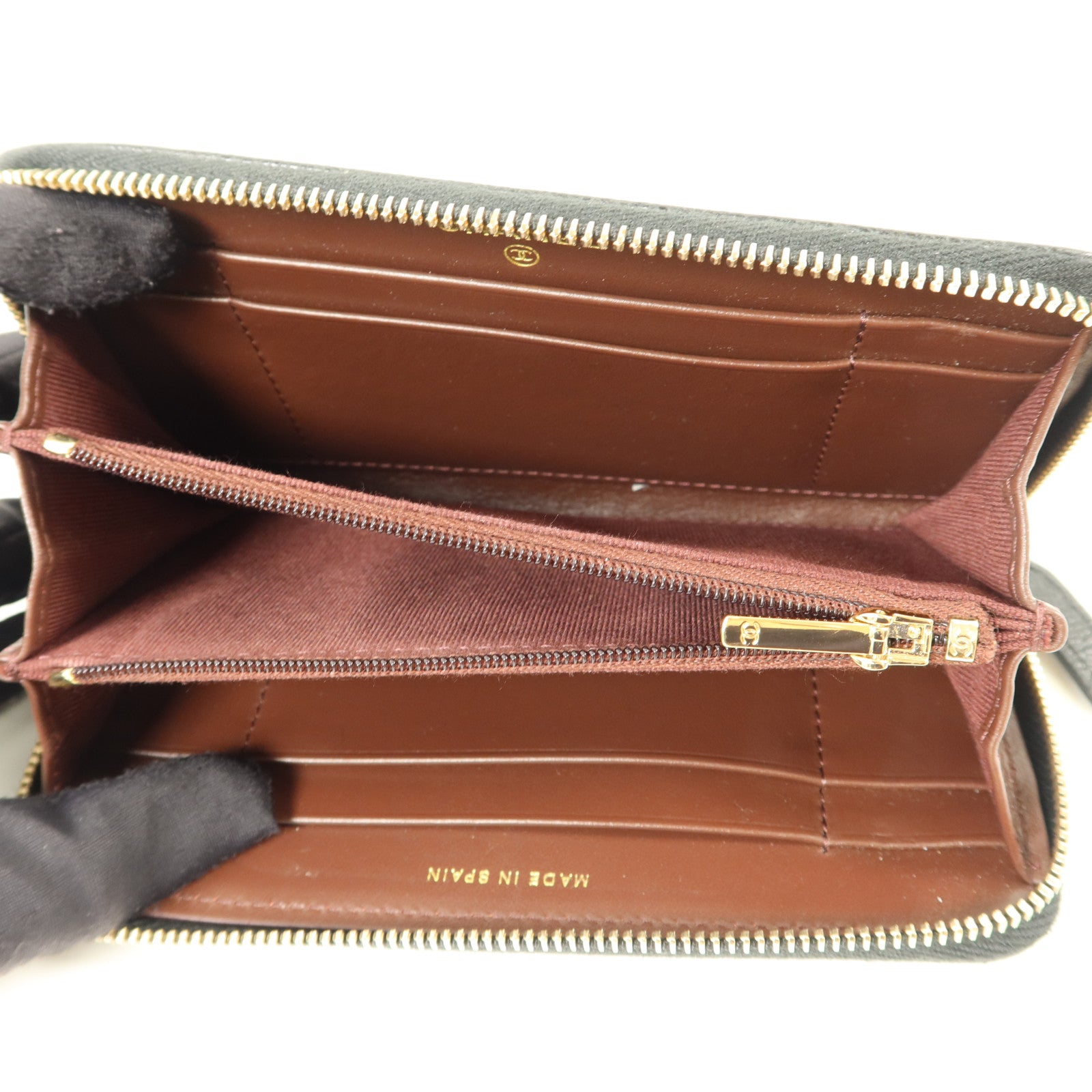 CHANEL 【激減優惠】牛皮皮革Zipper Wallet錢包