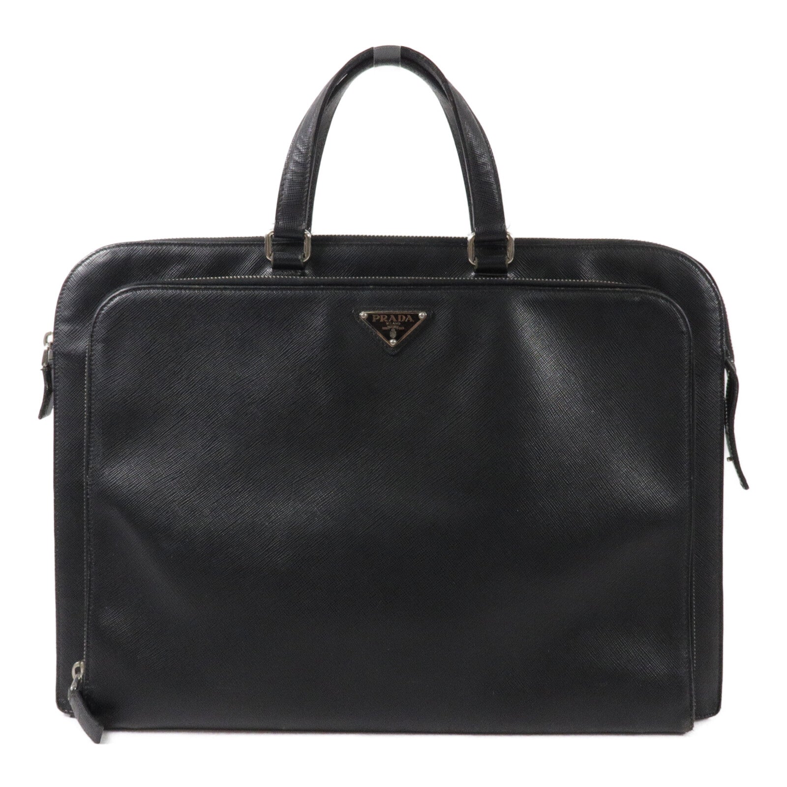 PRADA Saffiano Travel Zip Pocket Briefcase手挽袋