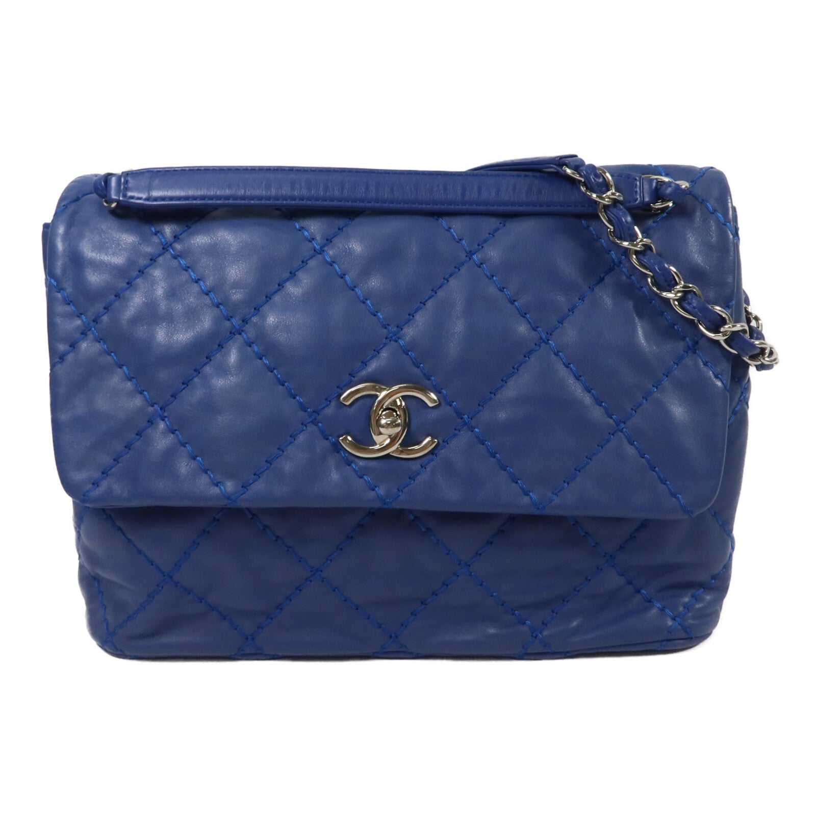 CHANEL 牛皮皮革Love Me Tender鏈帶肩背袋