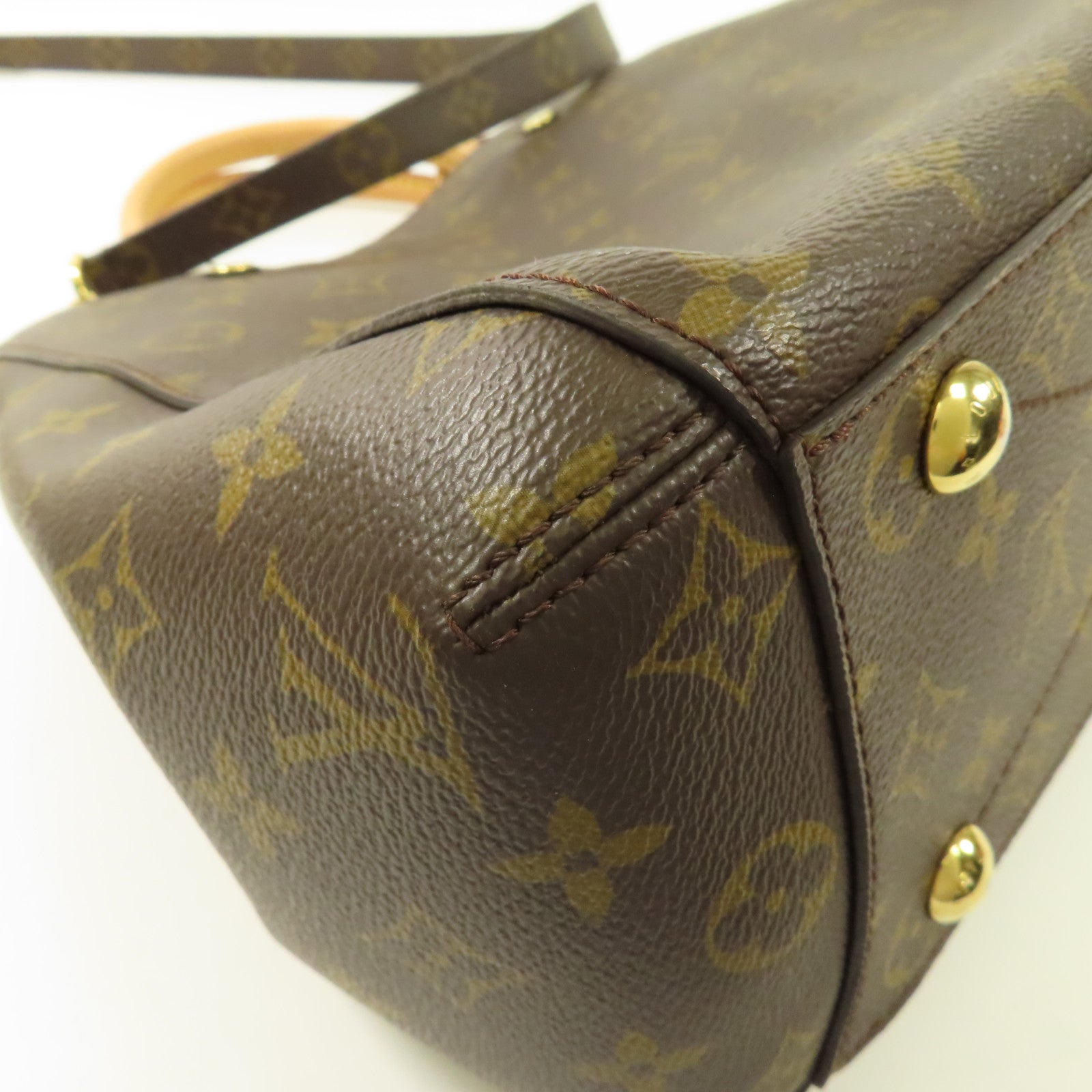 LOUIS VUITTON Monogram Montaigne MM金扣手挽肩背兩用袋