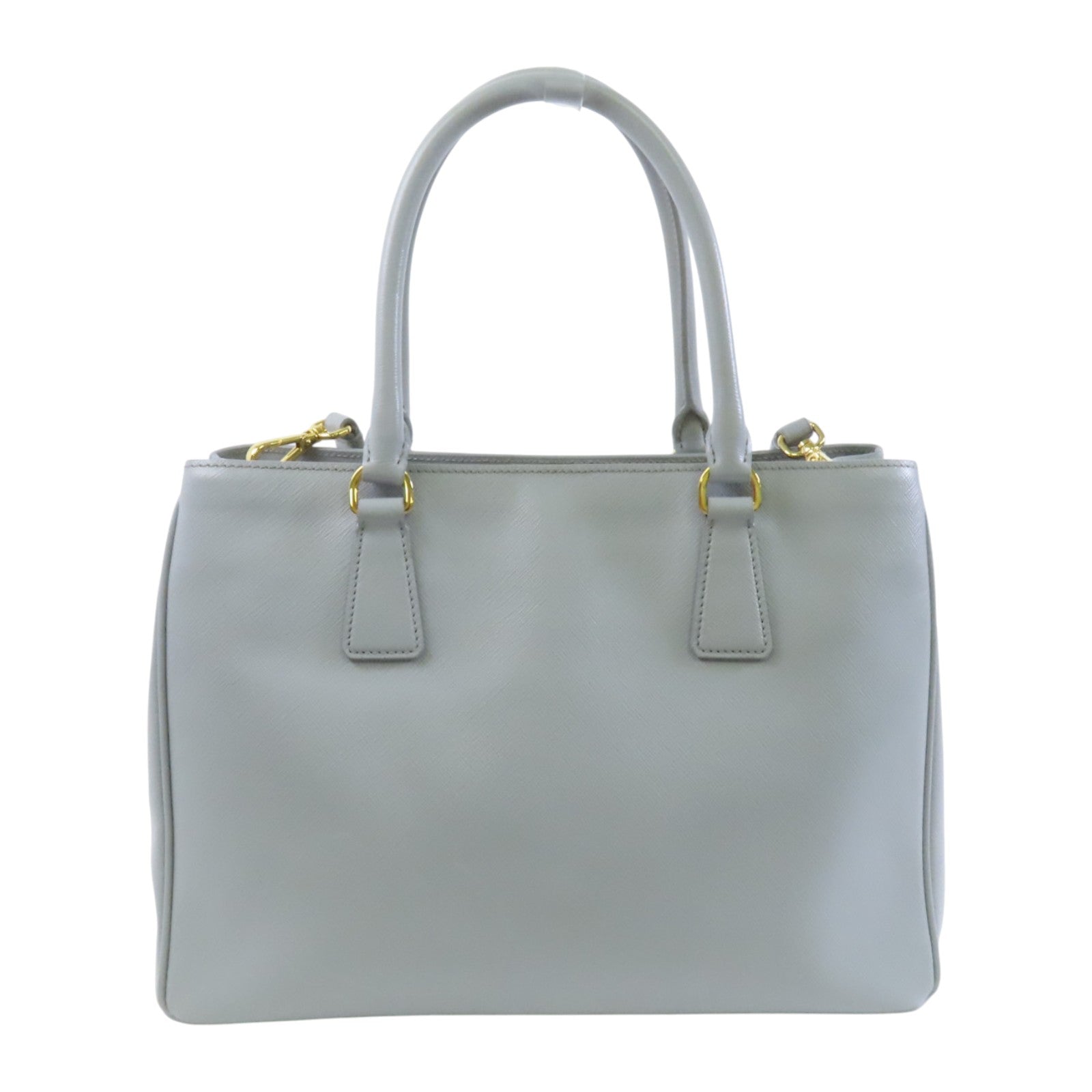 PRADA Saffiano皮革Galleria Saffiano金扣手挽肩背兩用袋