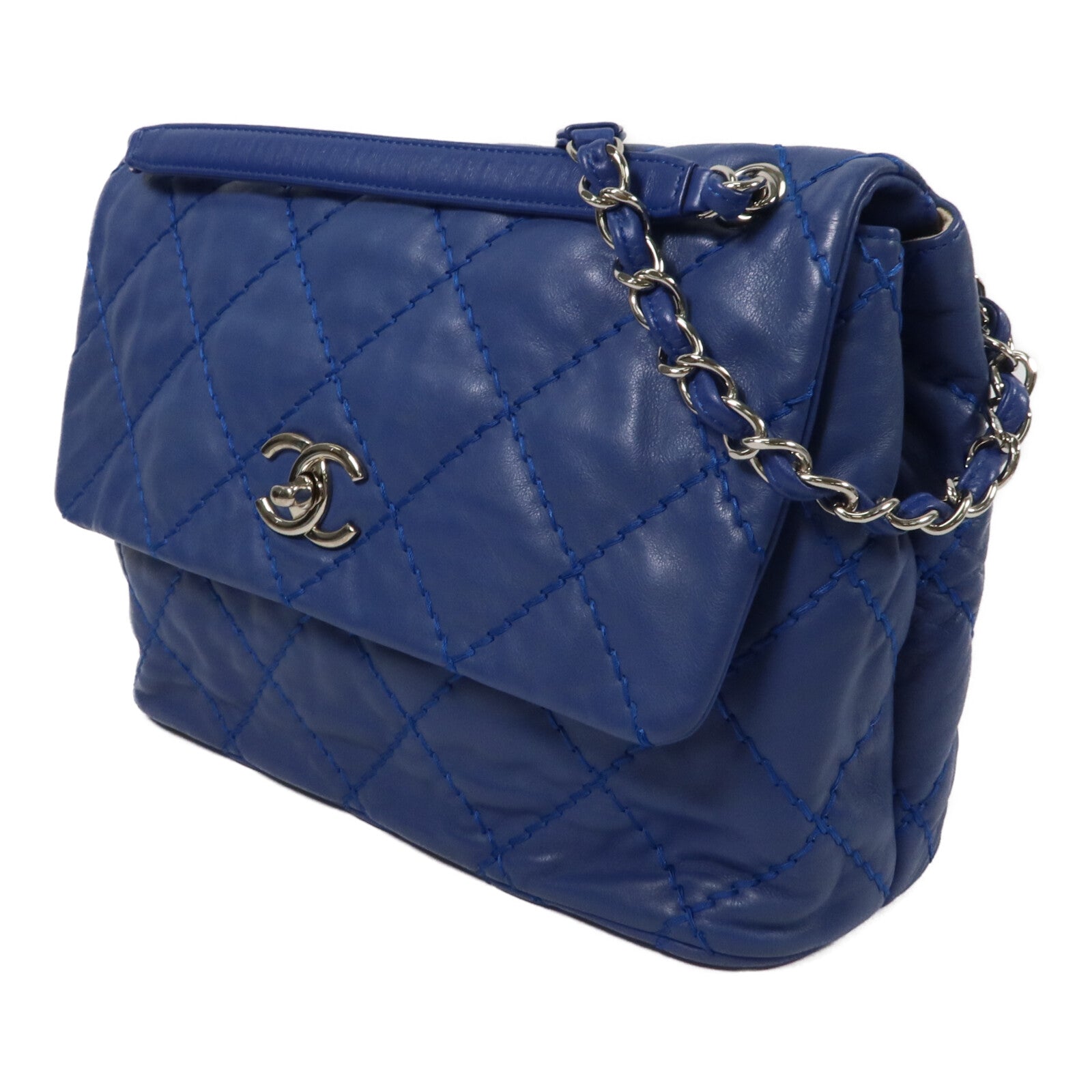 CHANEL 牛皮皮革Love Me Tender鏈帶肩背袋