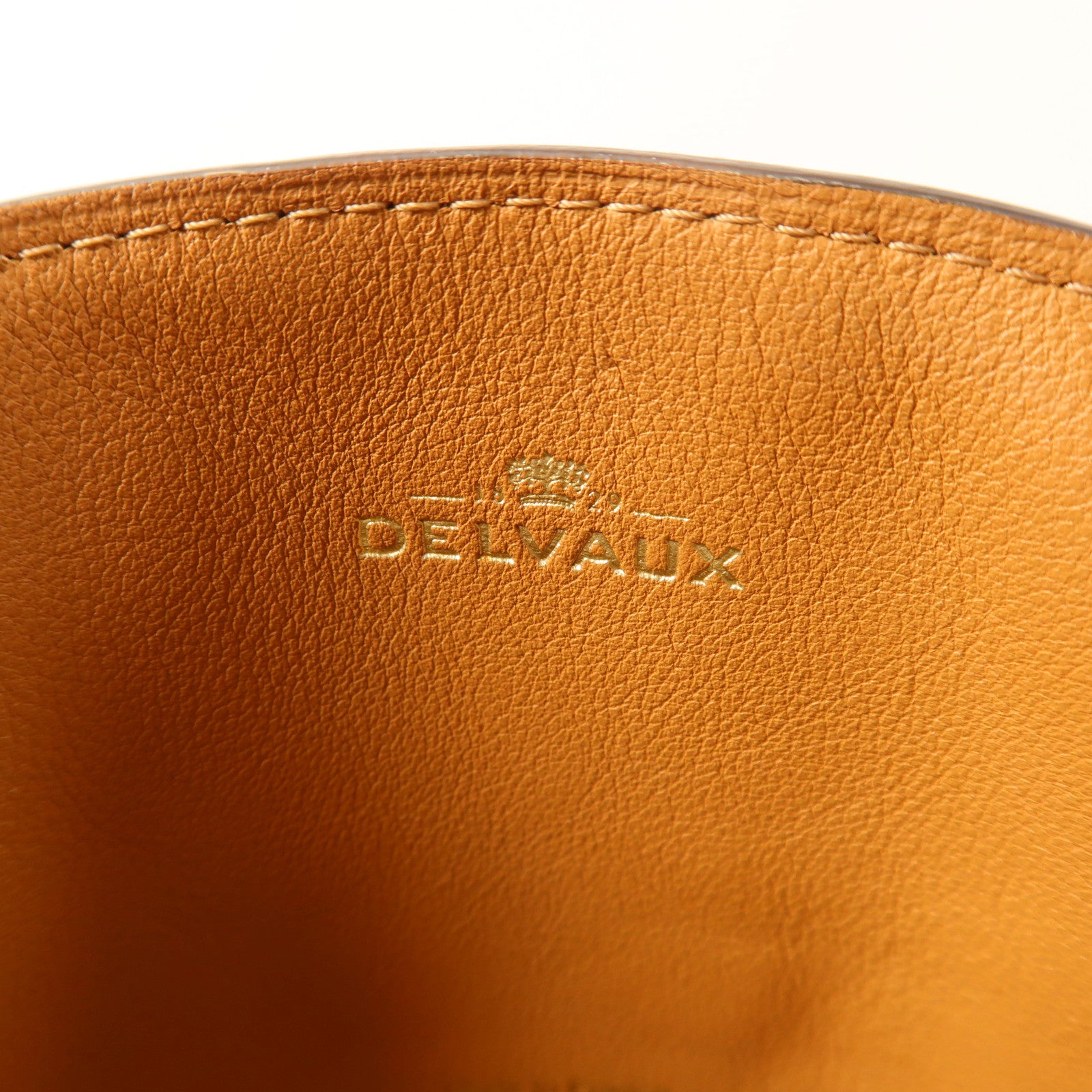 Delvaux 牛皮皮革Givry PM金扣肩背袋