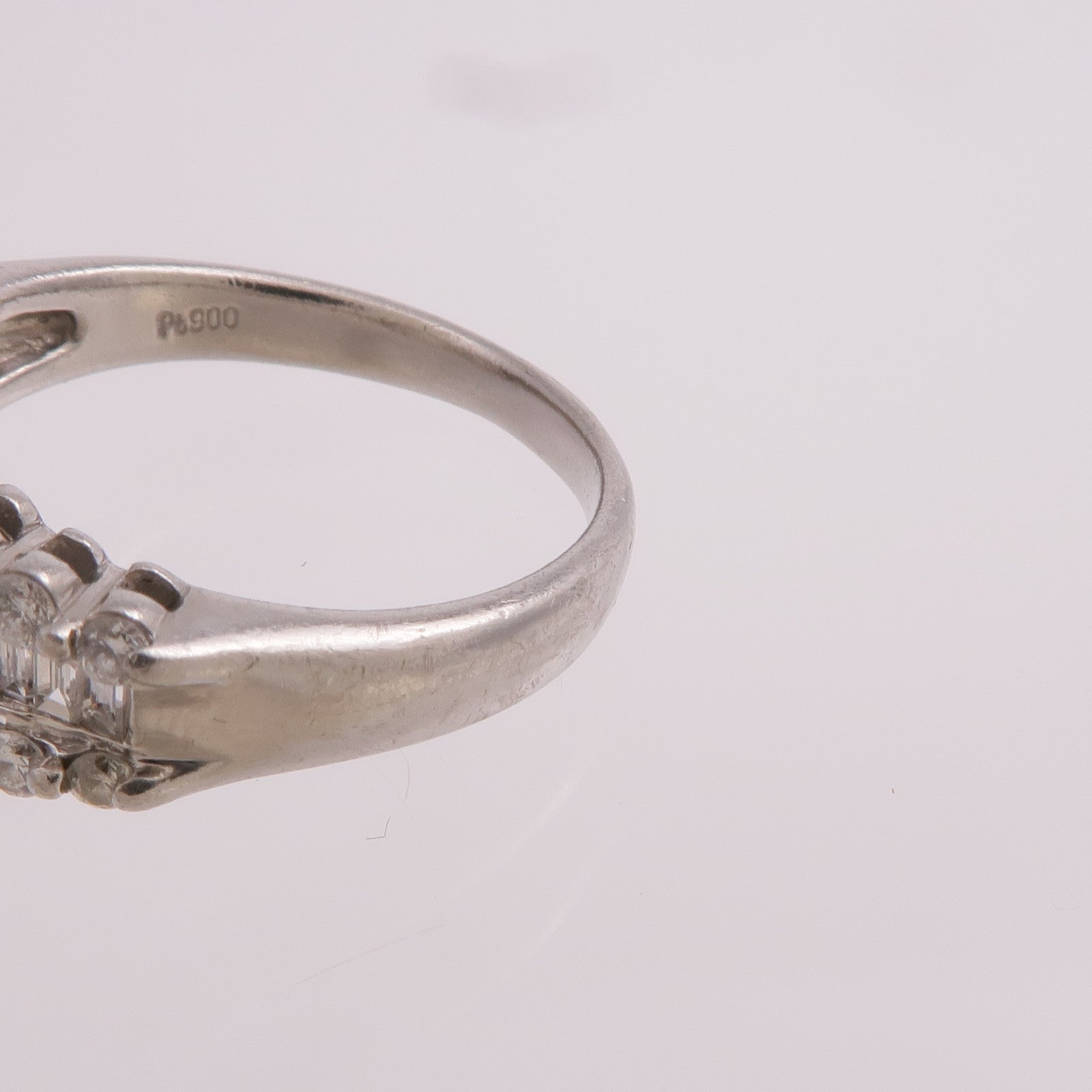 JEWELRY 【激減優惠】PT900鉑金Diamond Ring鑽石戒指US#7