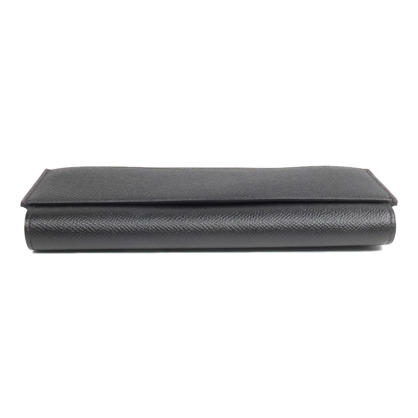 HERMES Epsom皮革Passant Long Wallet長錢包Noir