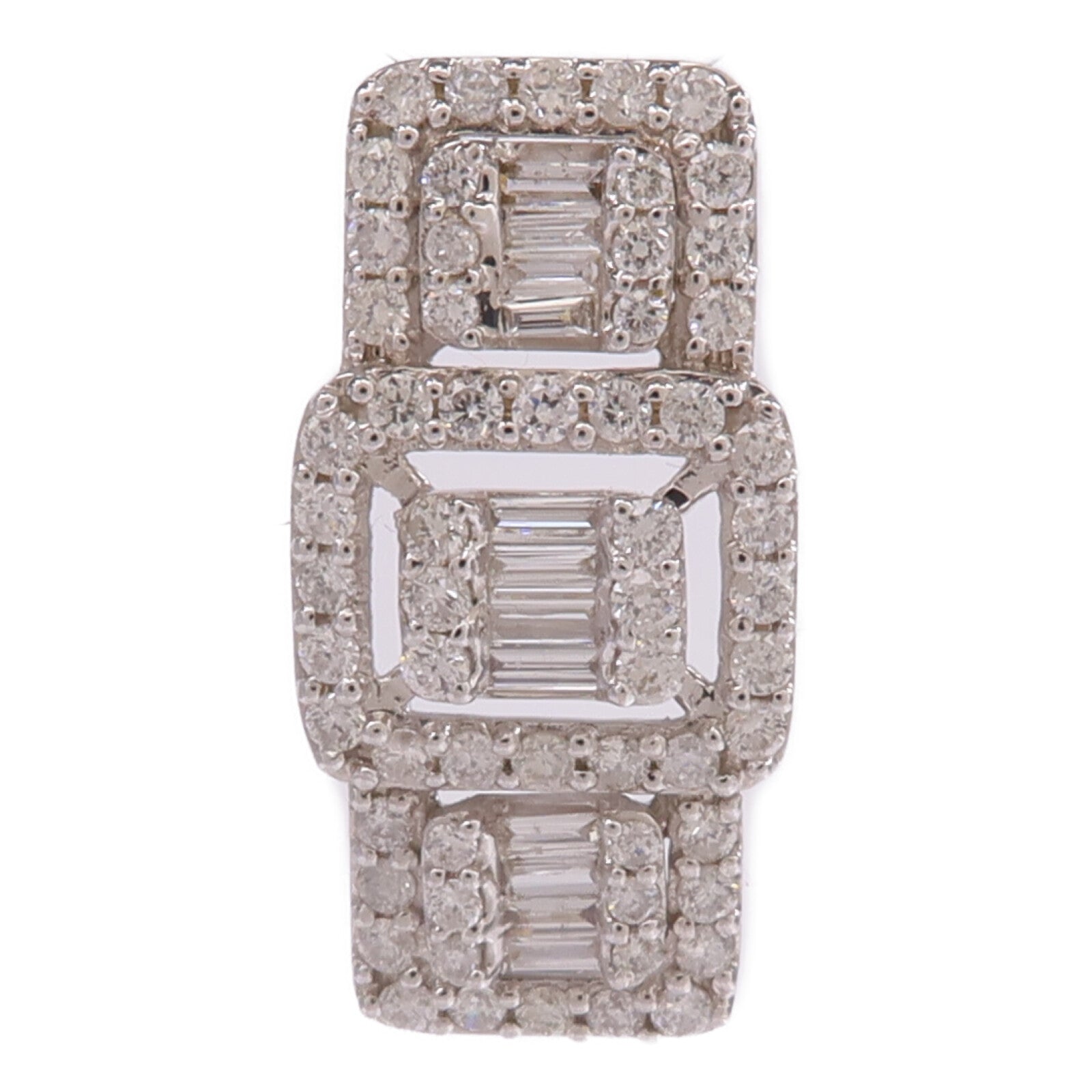 JEWELRY 【激減優惠】18K白金Diamond Pendant Top鑽石吊墜