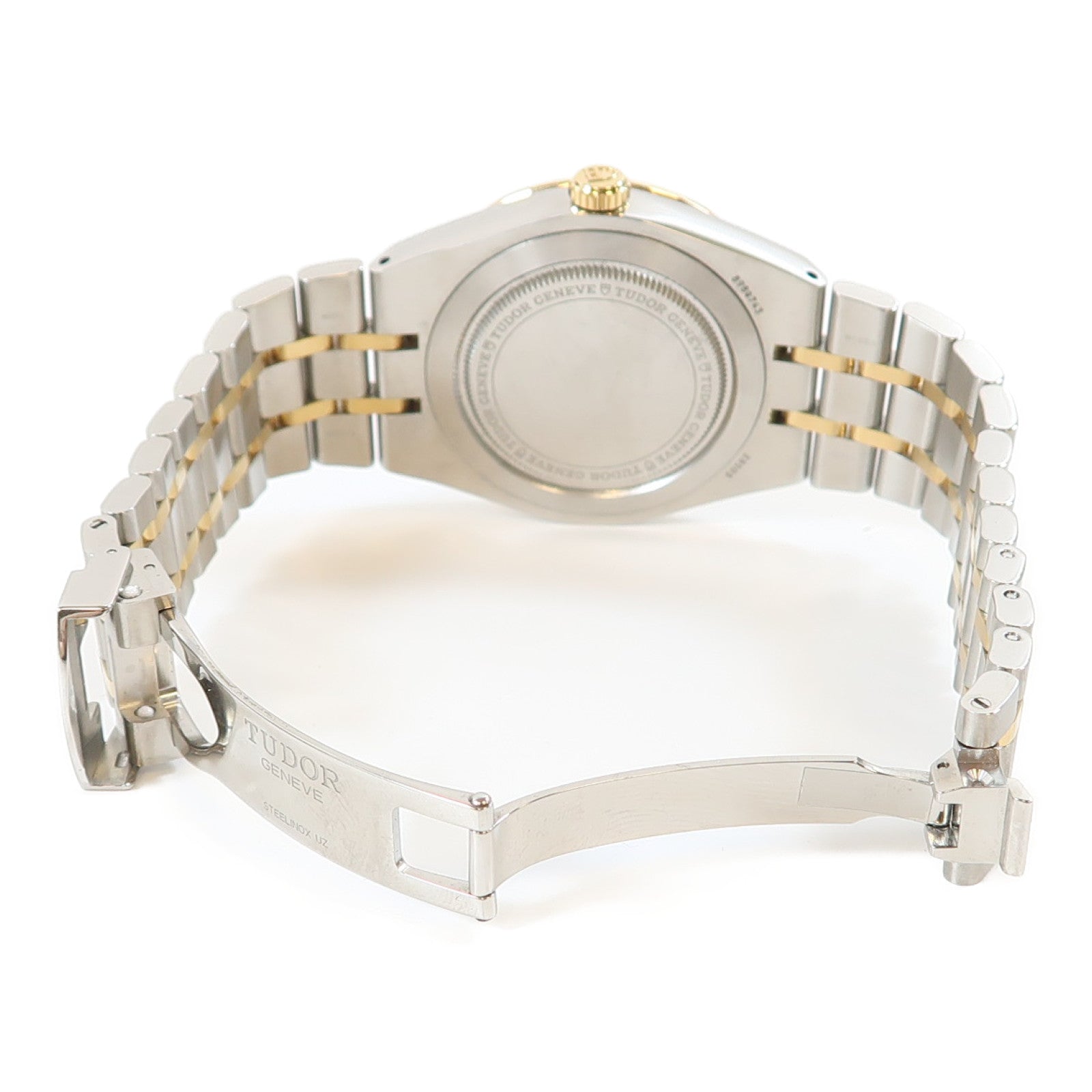 TUDOR Royal 38mm 18K黃金/不鏽鋼手錶自動機芯黑色