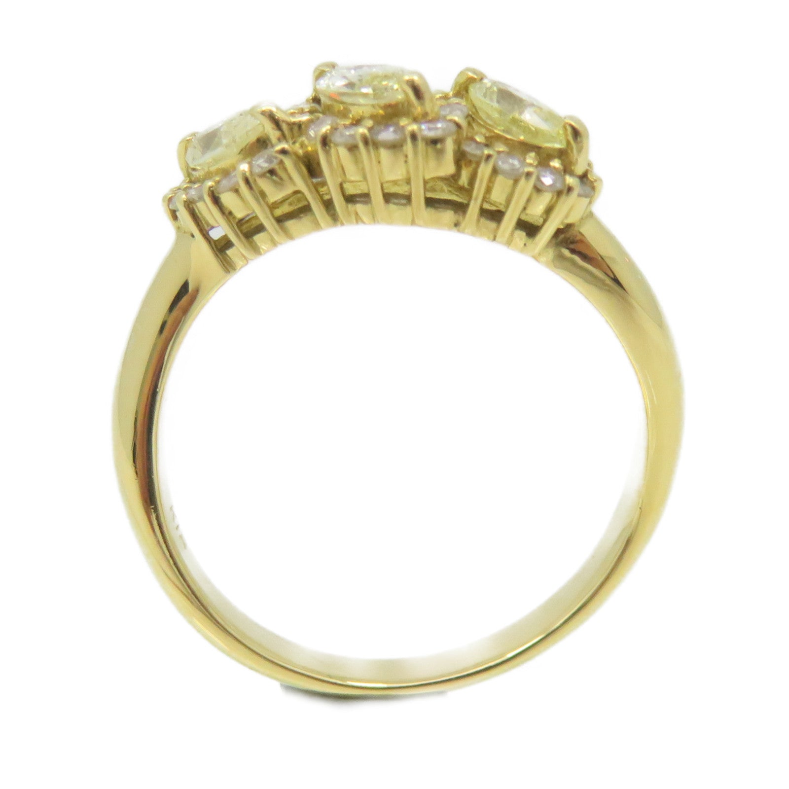 JEWELRY 18K Gold/0.78ct Diamond Ring US#6.75
