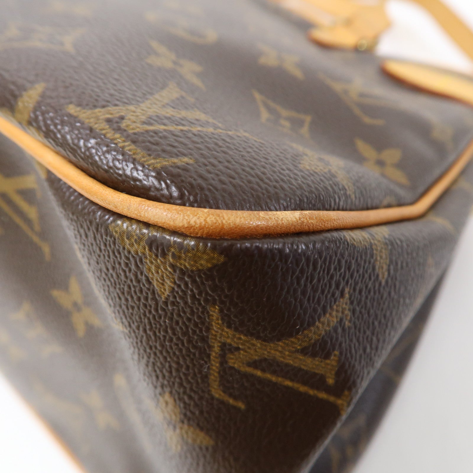 LOUIS VUITTON Monogram Batignolles Horizontal金扣肩背袋啡色